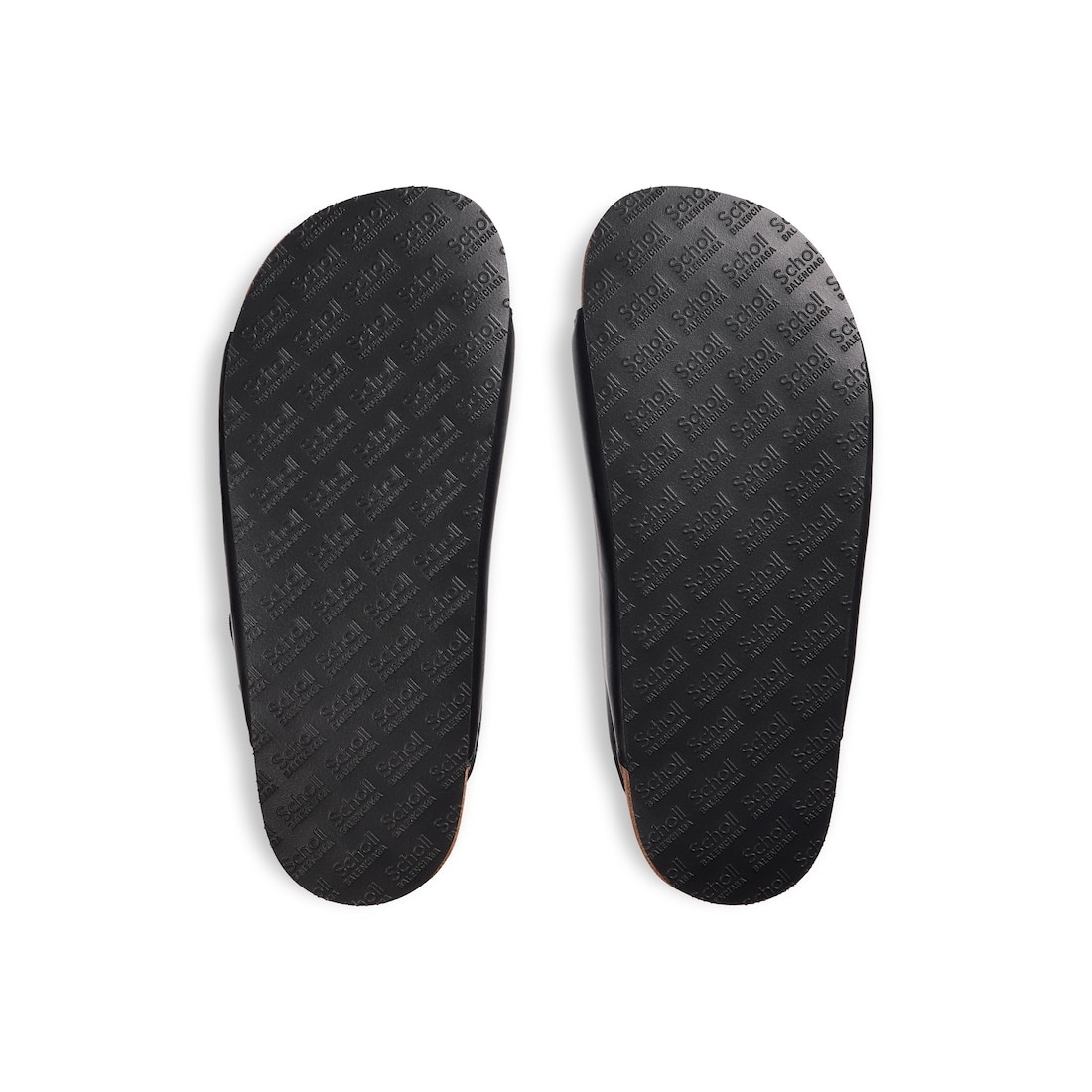 Women's Balenciaga I Scholl Flat Sandal in Black - 7
