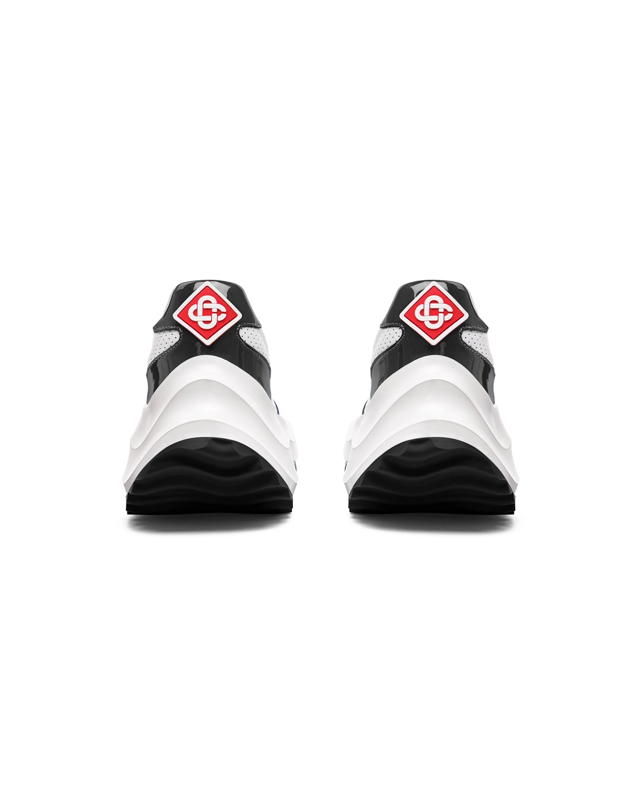 Womens Atlantis White & Black Sneaker - 9