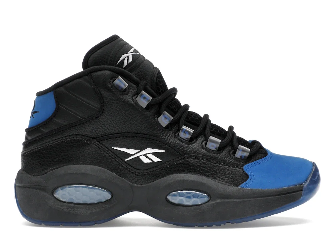 Reebok Question Mid Black and Blue - 1