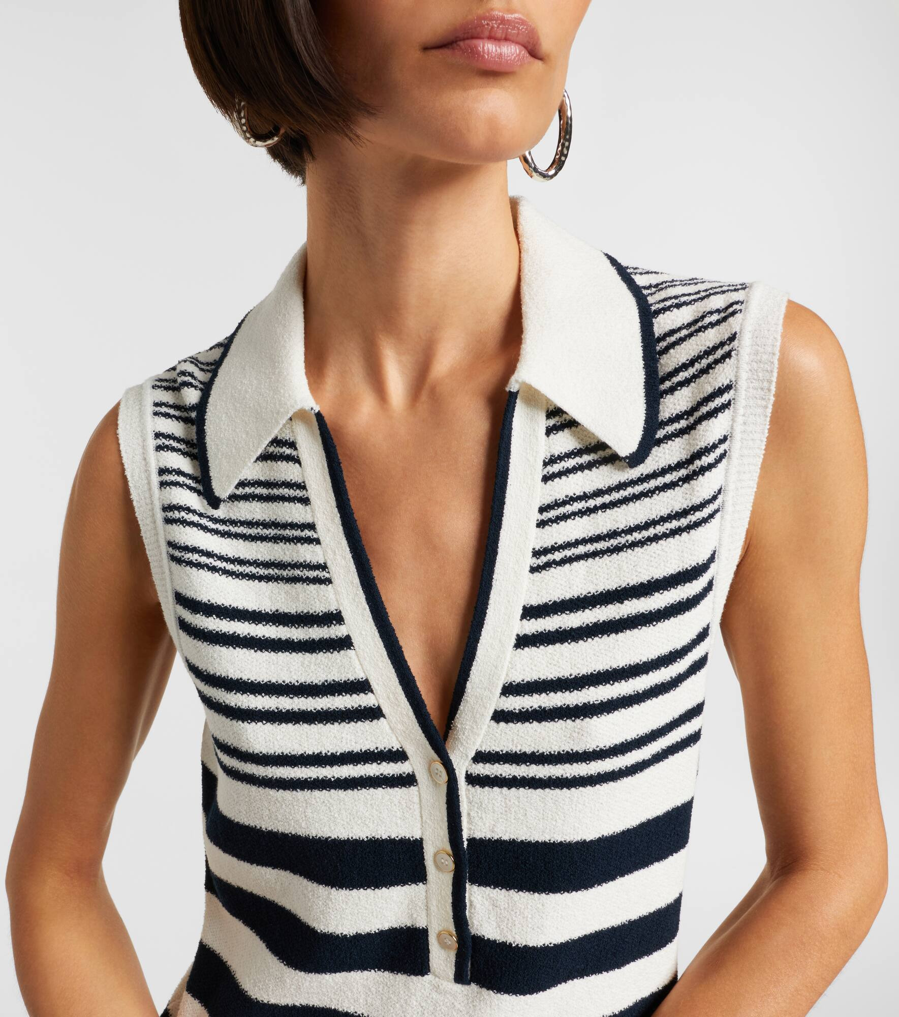 Annette cotton-blend minidress - 4