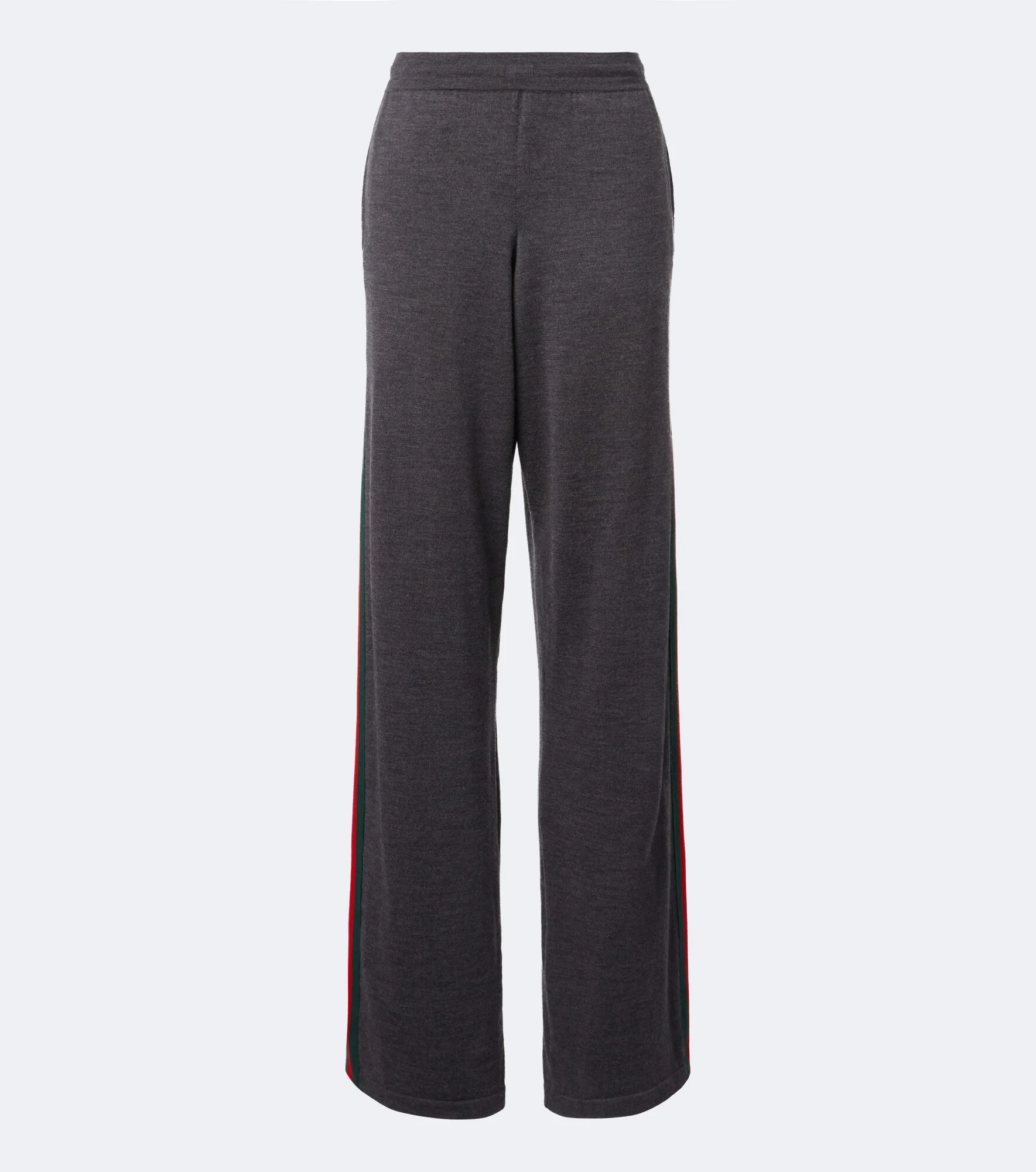 Wool-blend wide-leg pants - 1
