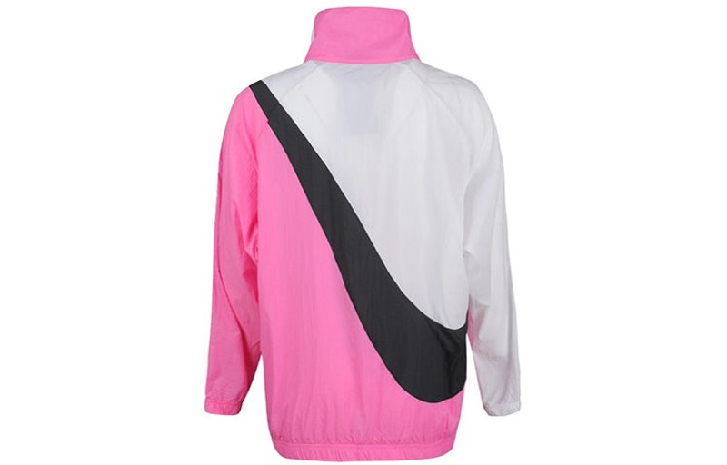 Nike (WMNS) Nike Sportswear Swoosh Jacket Pink BV3686-610 outlook