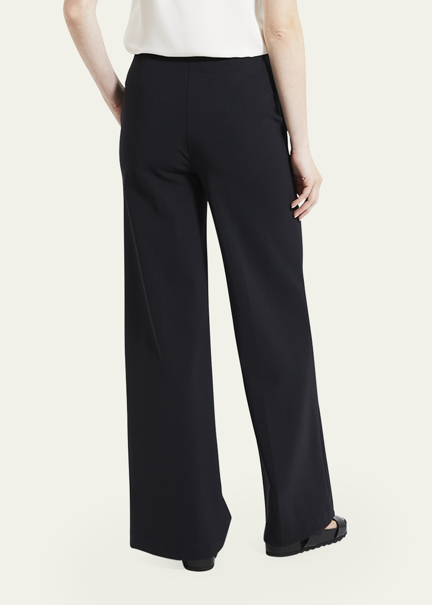Terena Precision Ponte Cropped Wide-Leg Pants - 3