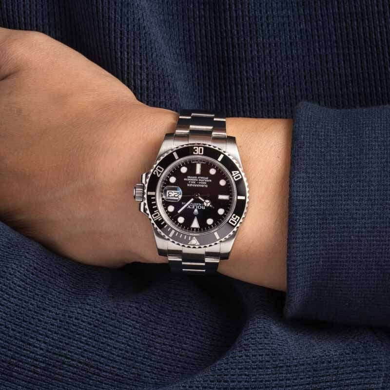 Rolex Submarine 116610 Black Chromalight Dial - 5