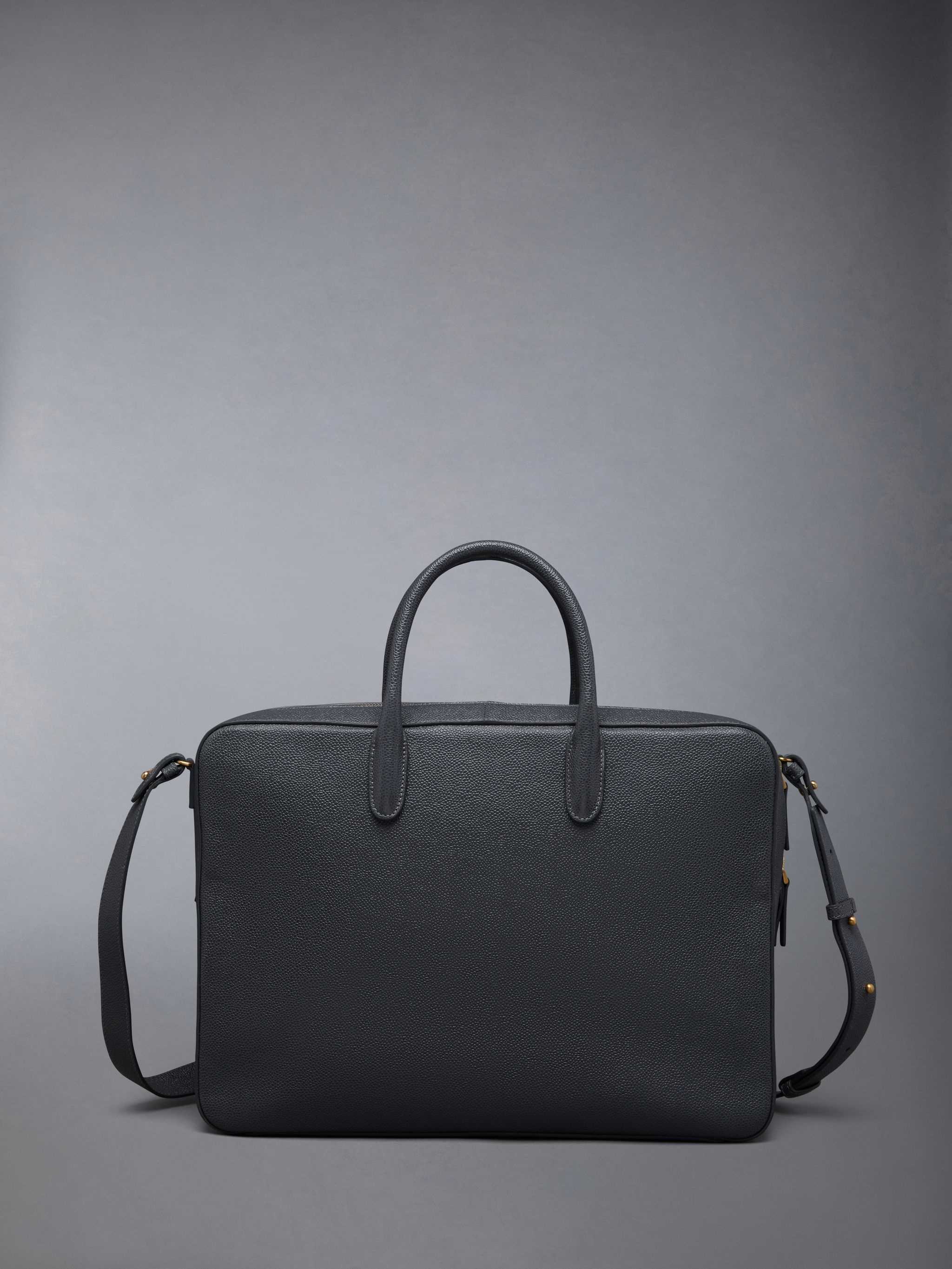 Pebble Grain Leather Business Bag - 3