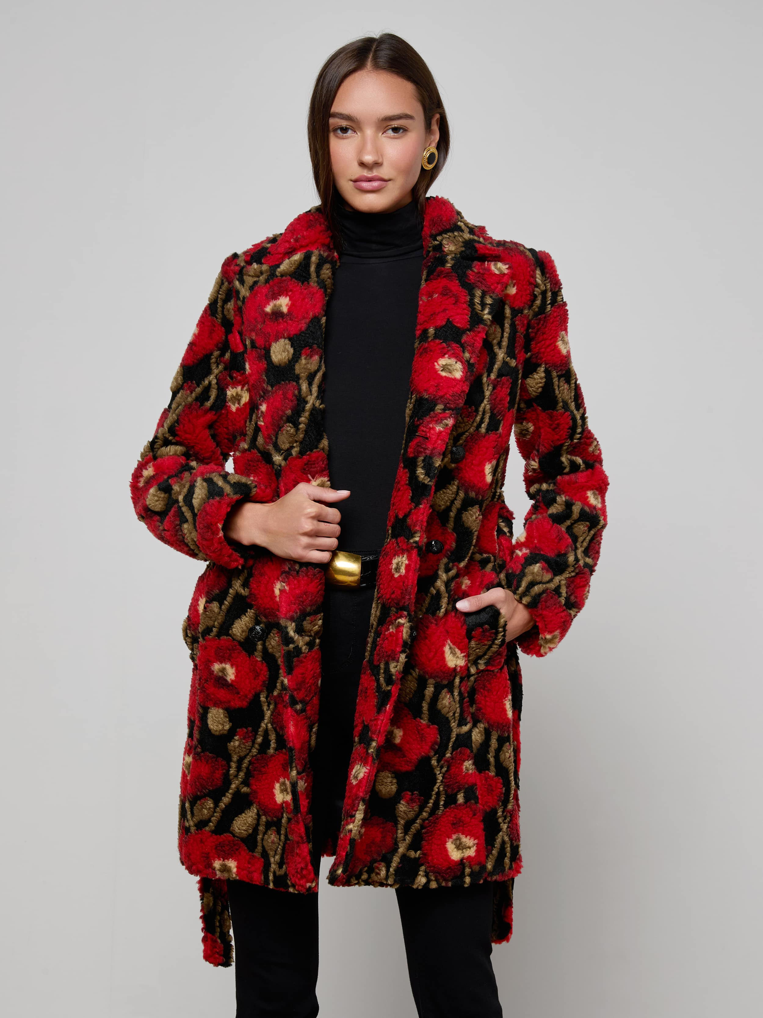 Tristan Sherpa Midi Coat - 2