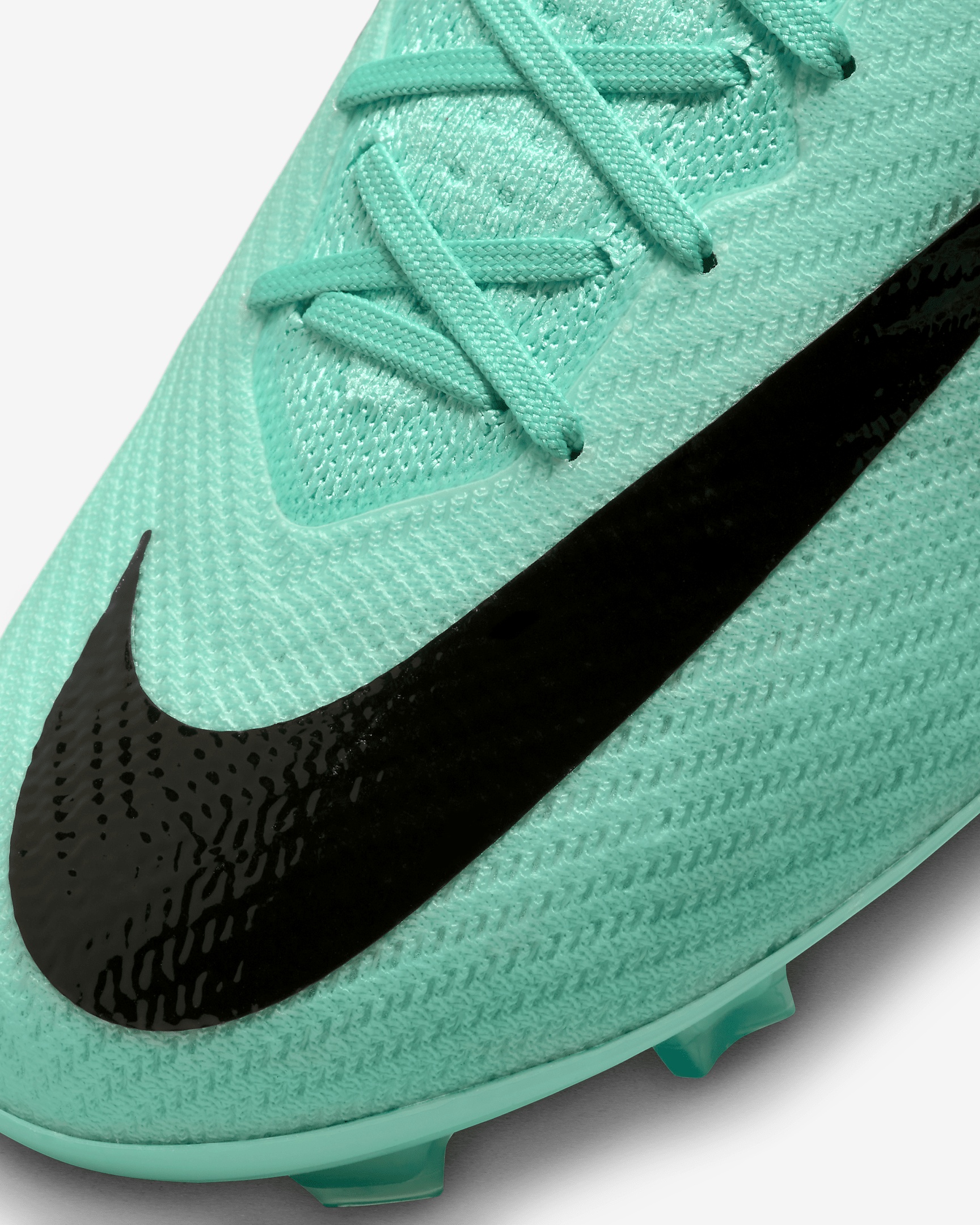 Nike Blue and Neon Green Soccer Cleats Nike Mercurial Superfly 8 Academy TF Turf Soccer Shoes  main image 3