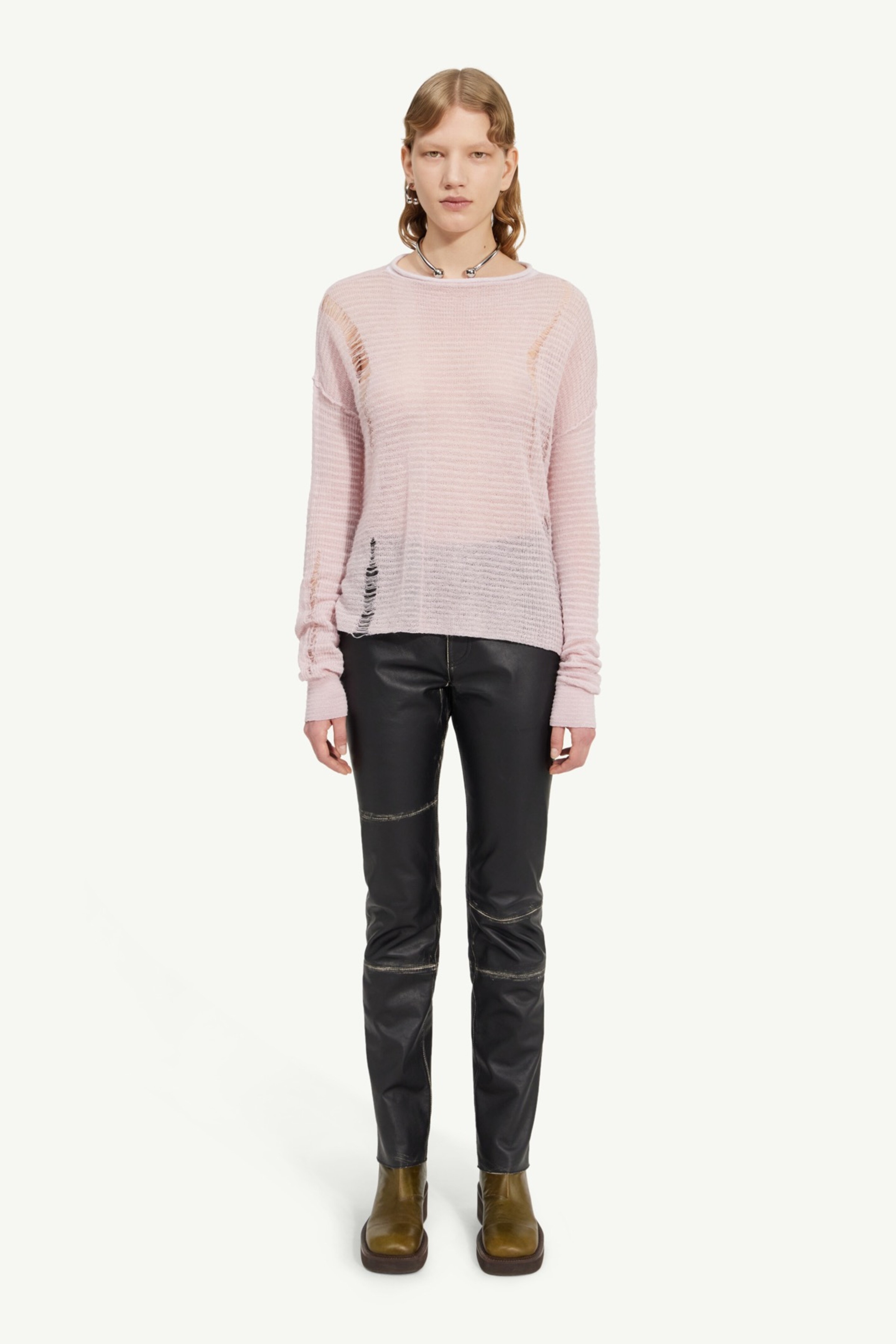 Distressed sweater - 2