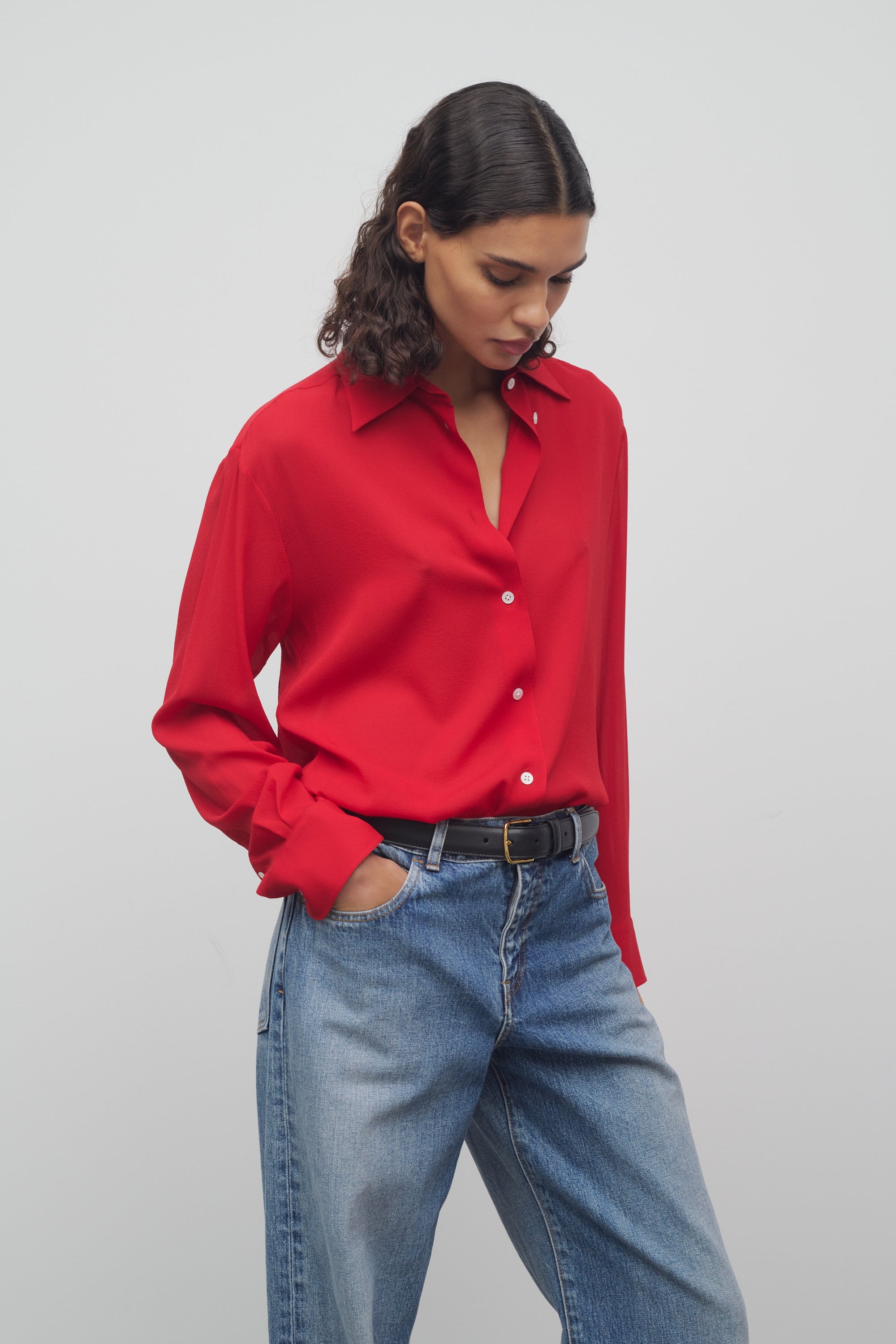 Elia Shirt in Silk - 3