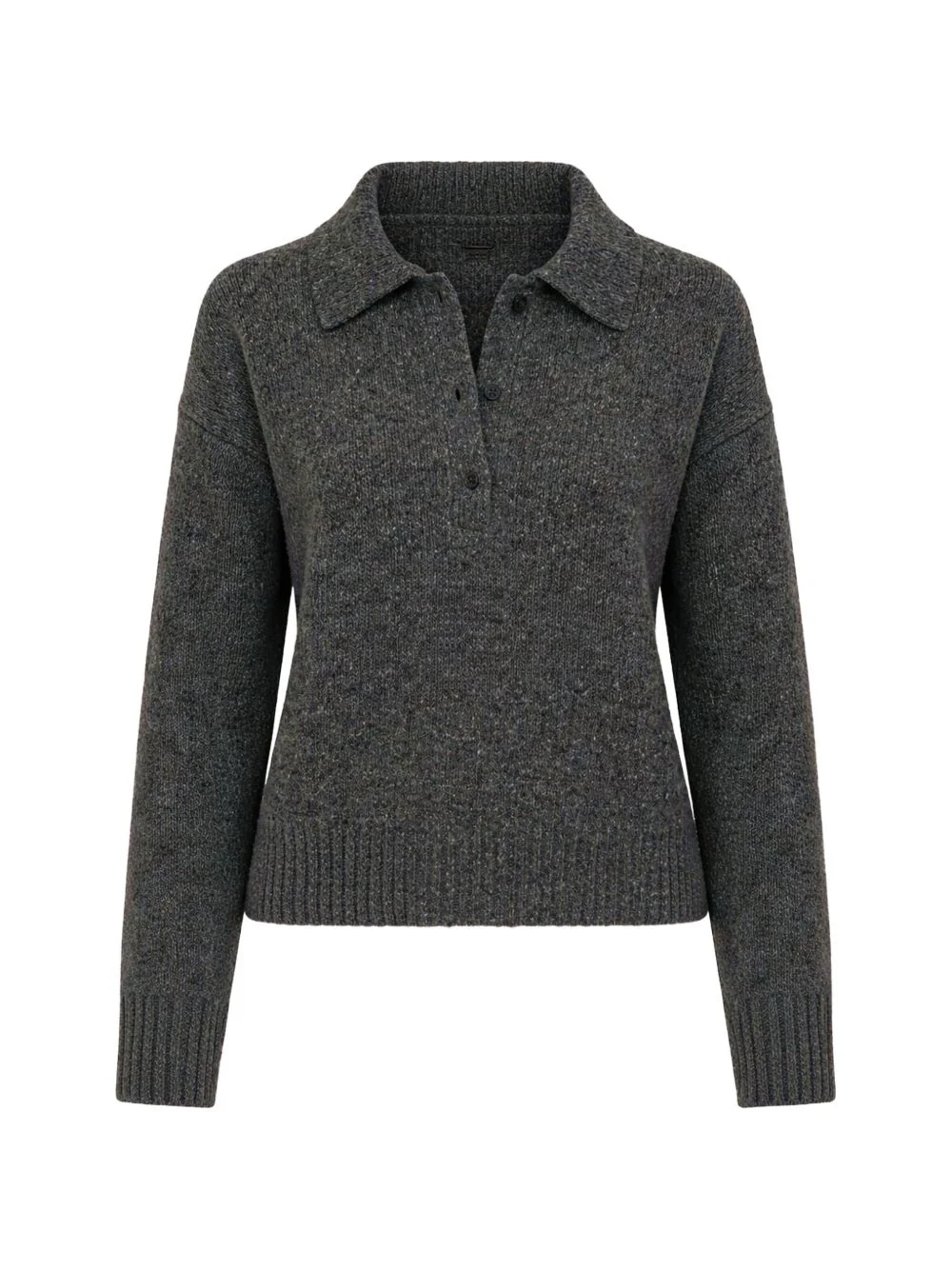 collared polo top - 1