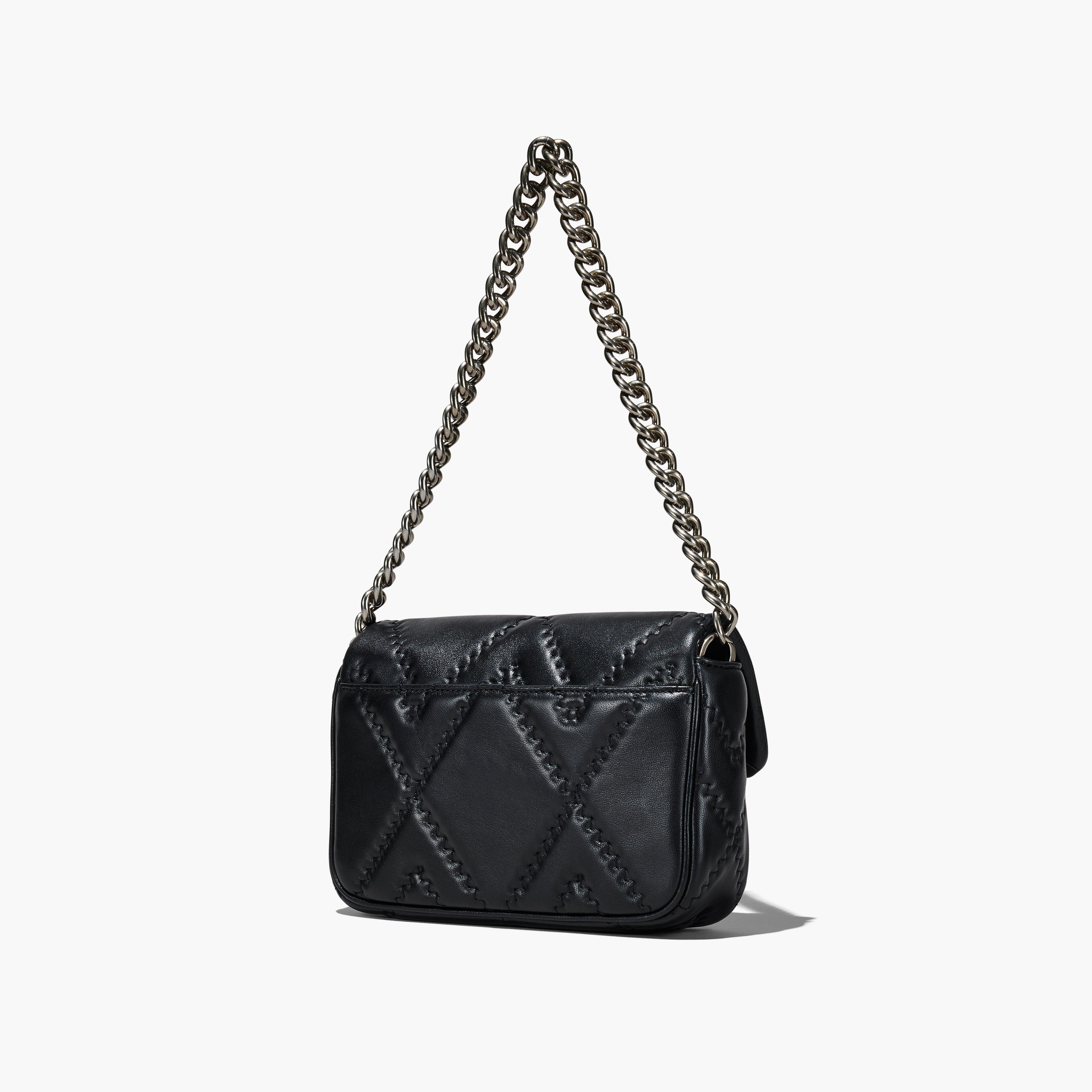 THE QUILTED LEATHER J MARC SHOULDER BAG - 3