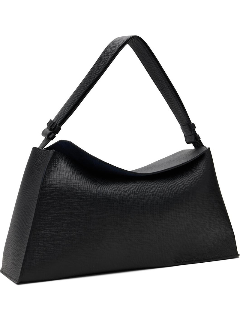 Studio Nicholson Black Shiboru Leather Bag outlook