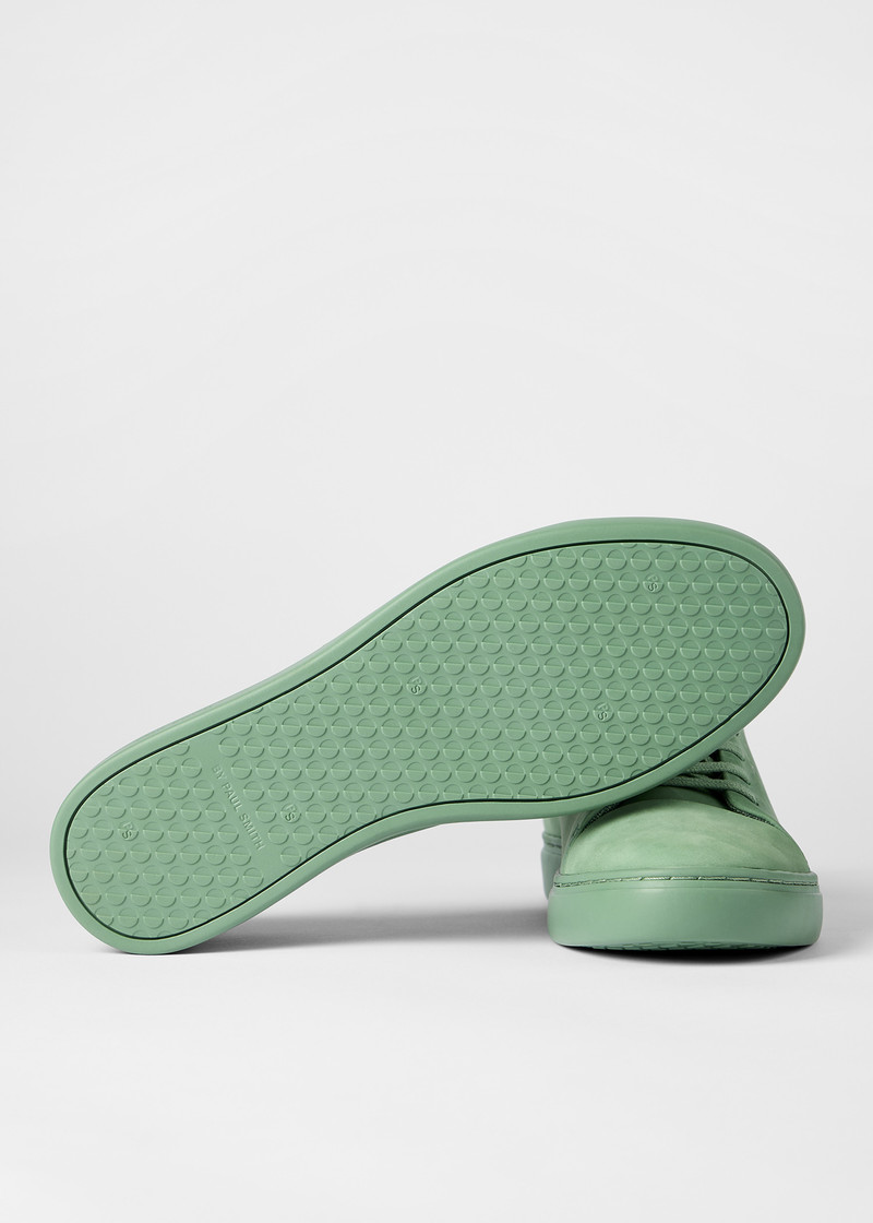 Paul Smith Green Nubuck ' Lee' Trainers outlook