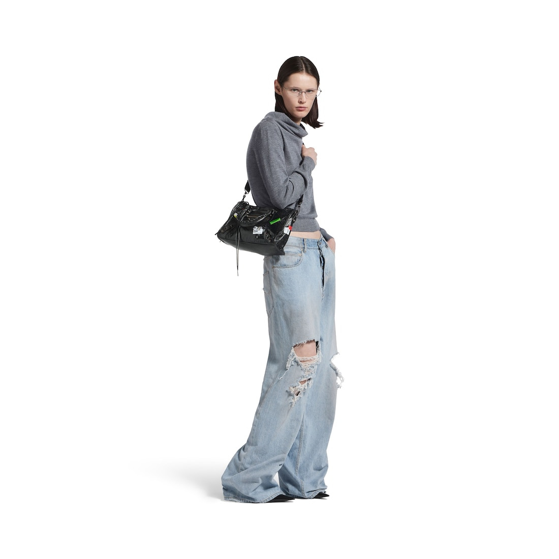 Women's Le City Bag Small in Black - 8