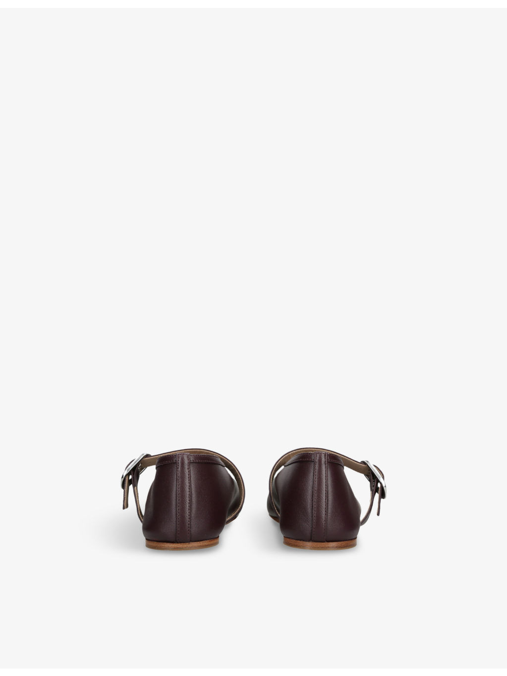 Stella Single-Strap Leather Ballet Flats - 4