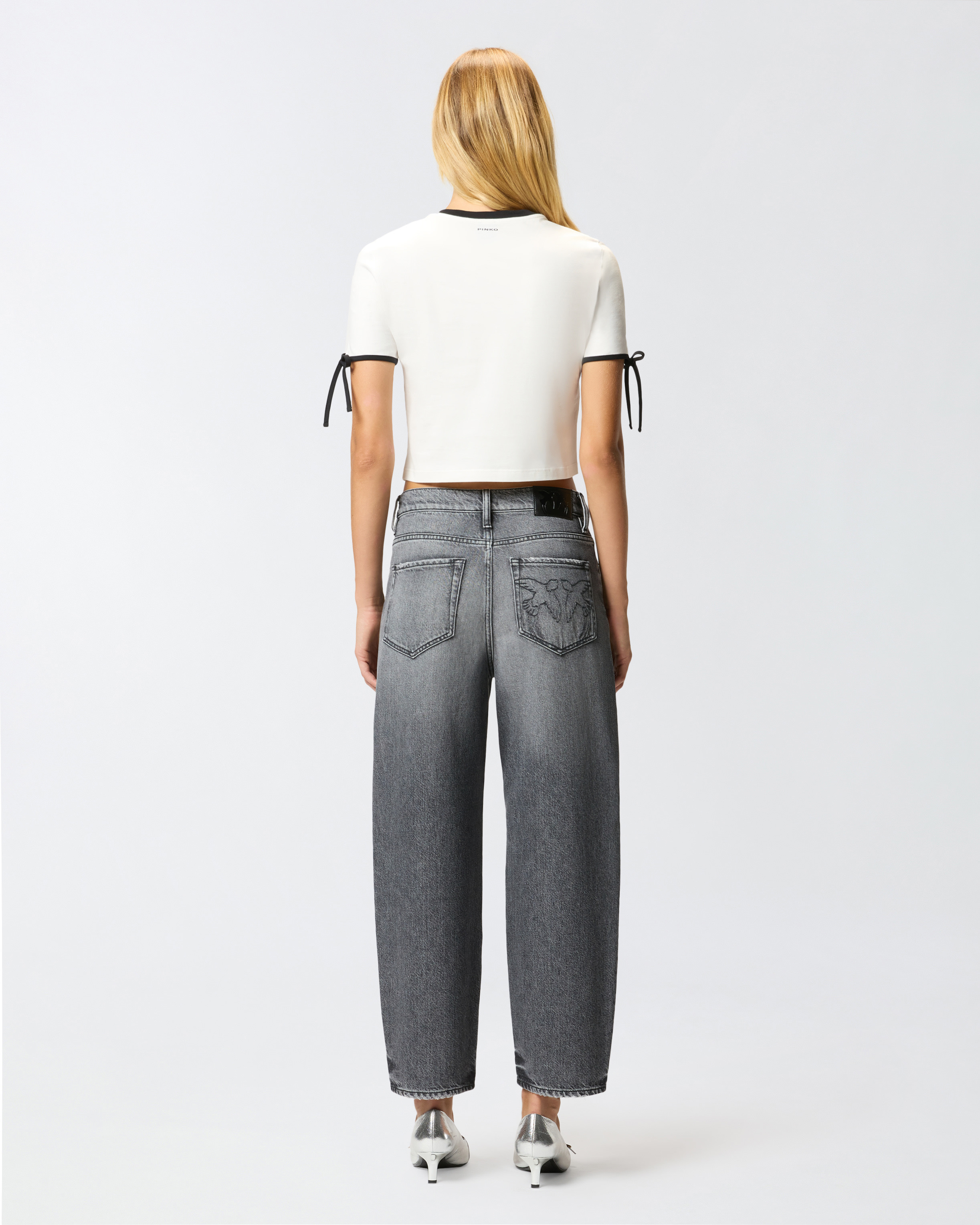 CROPPED LOVE BIRDS T-SHIRT - 4