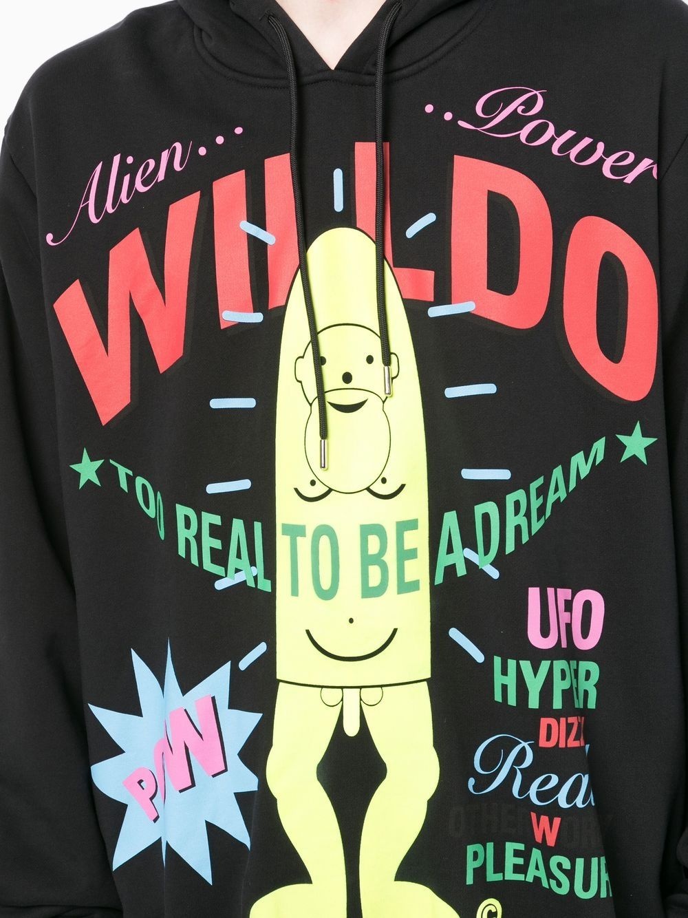 slogan-print long-sleeve hoodie - 5