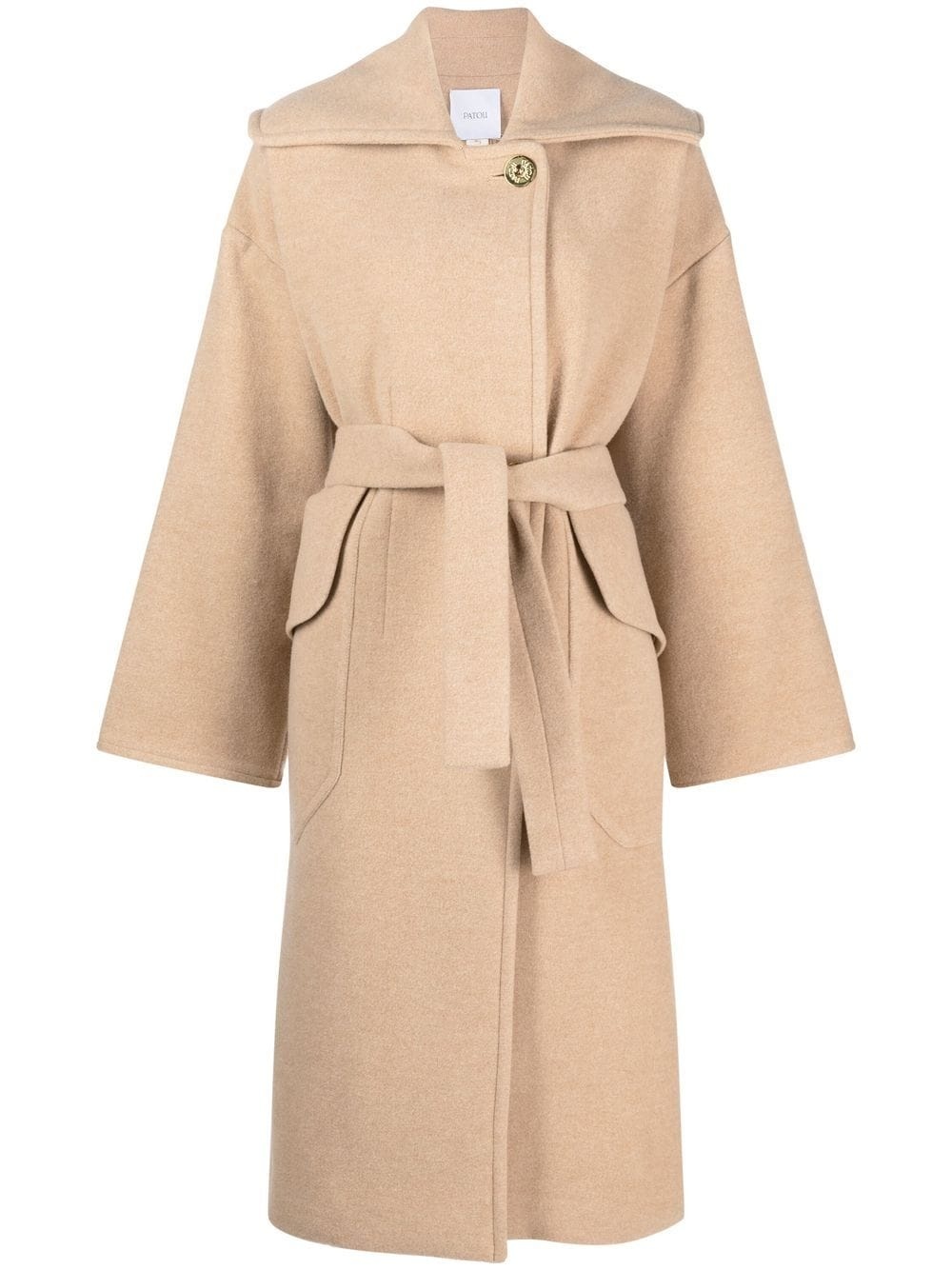 Maxi single-breasted coat - 1