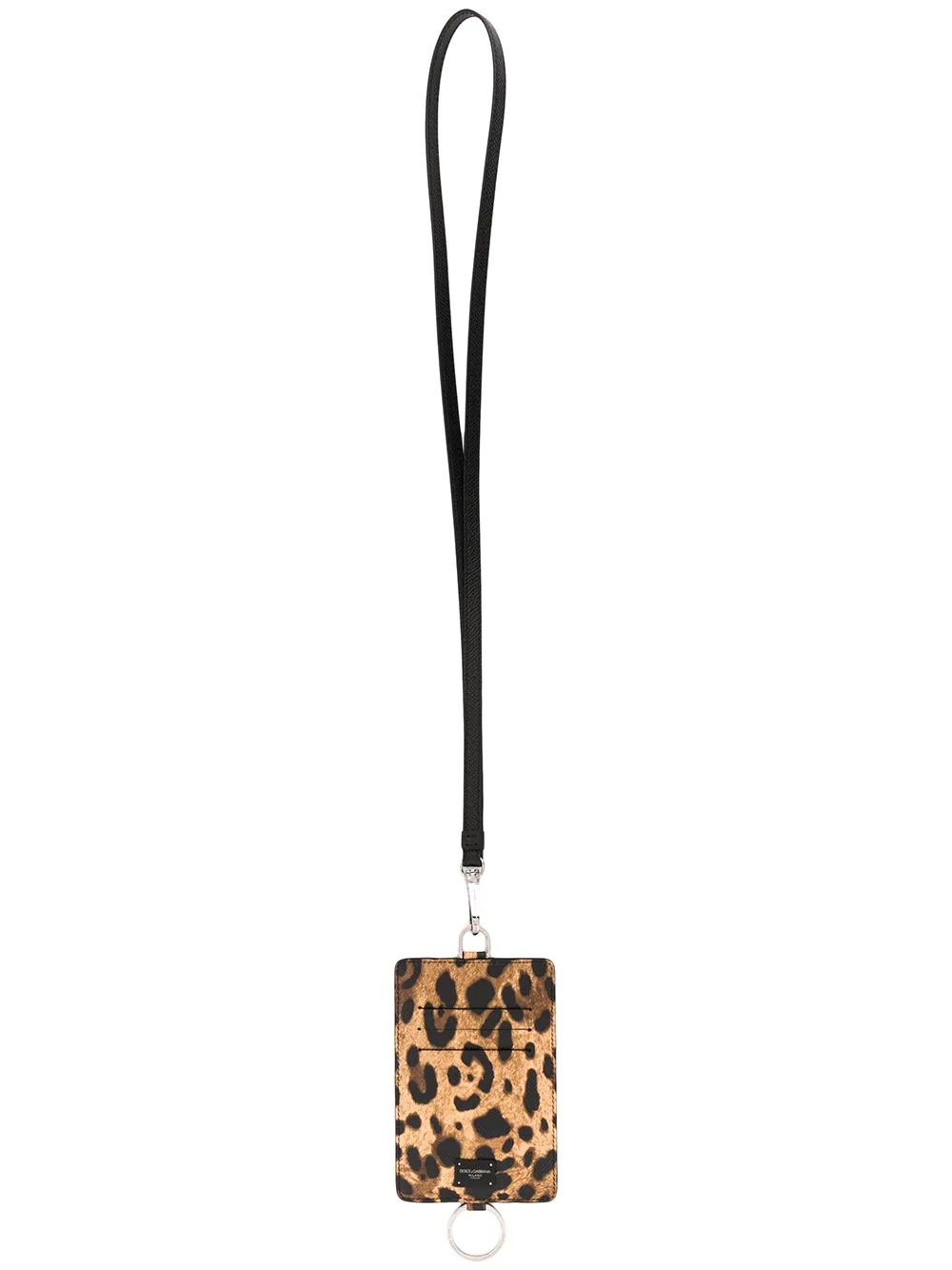 leopard print card holder - 1