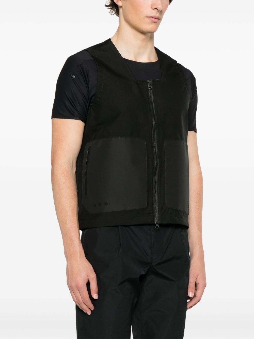 cut out-detail gilet - 3
