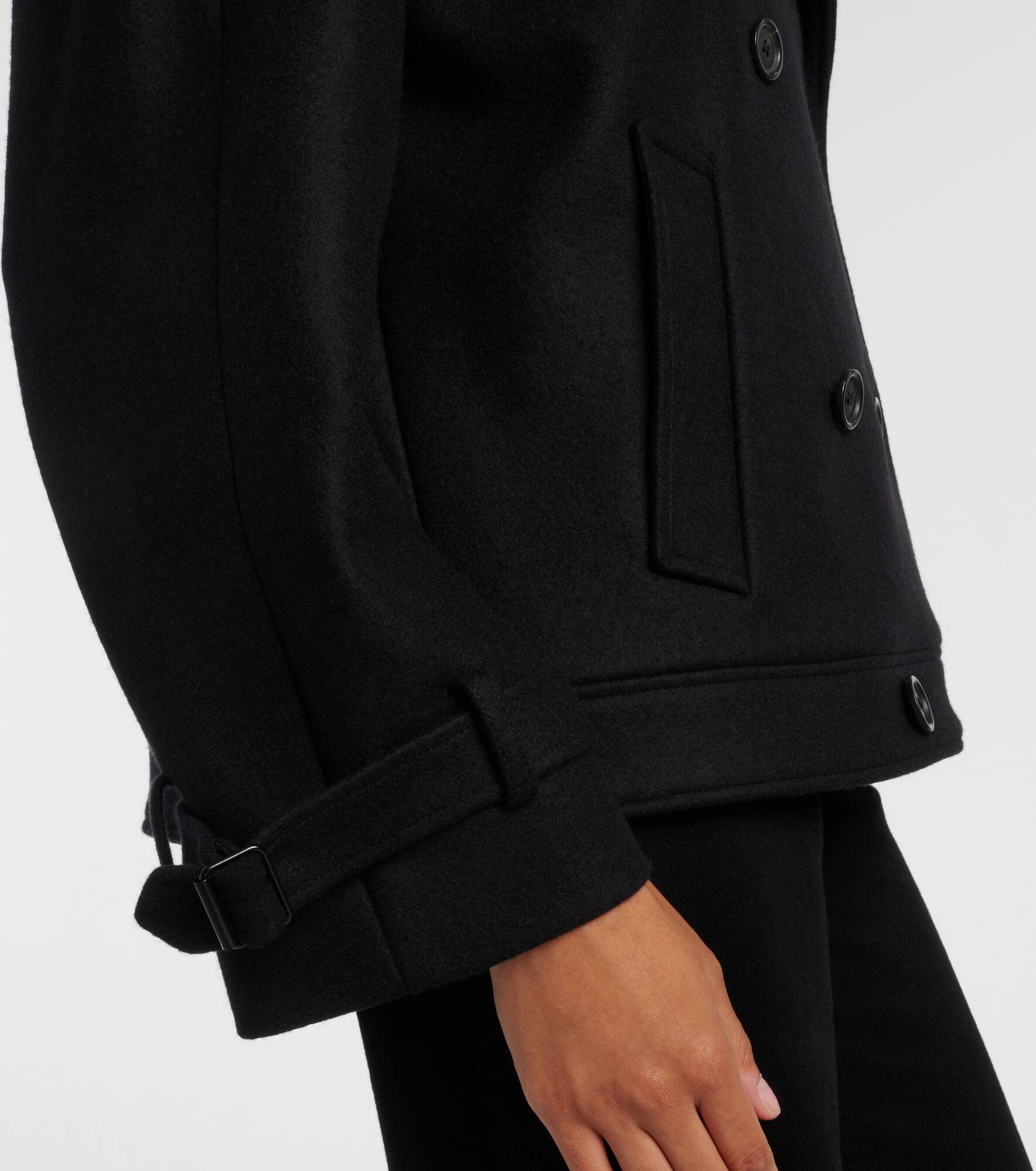 Amaury double-breasted wool-blend coat - 6