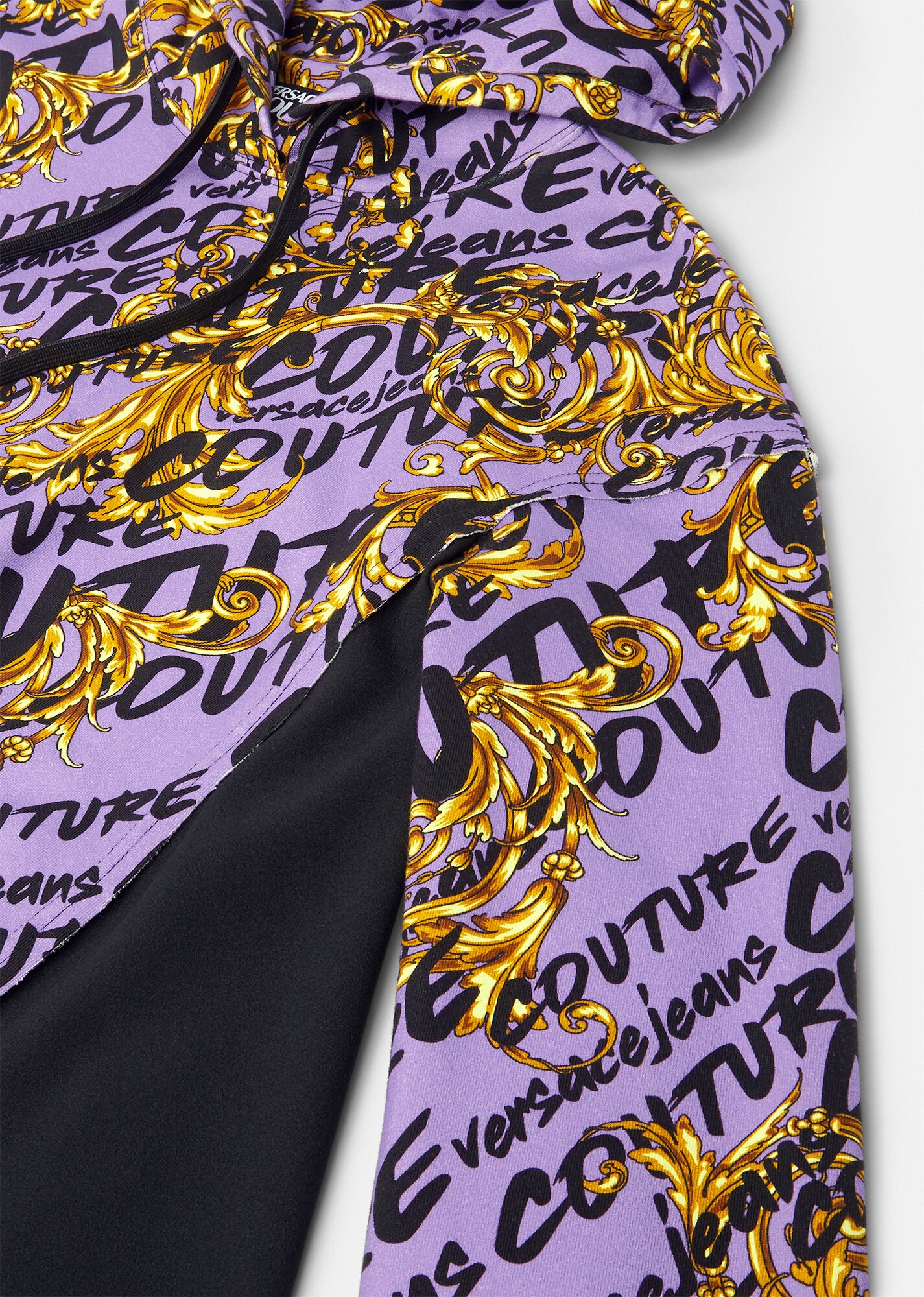 Logo Brush Couture Hoodie - 4