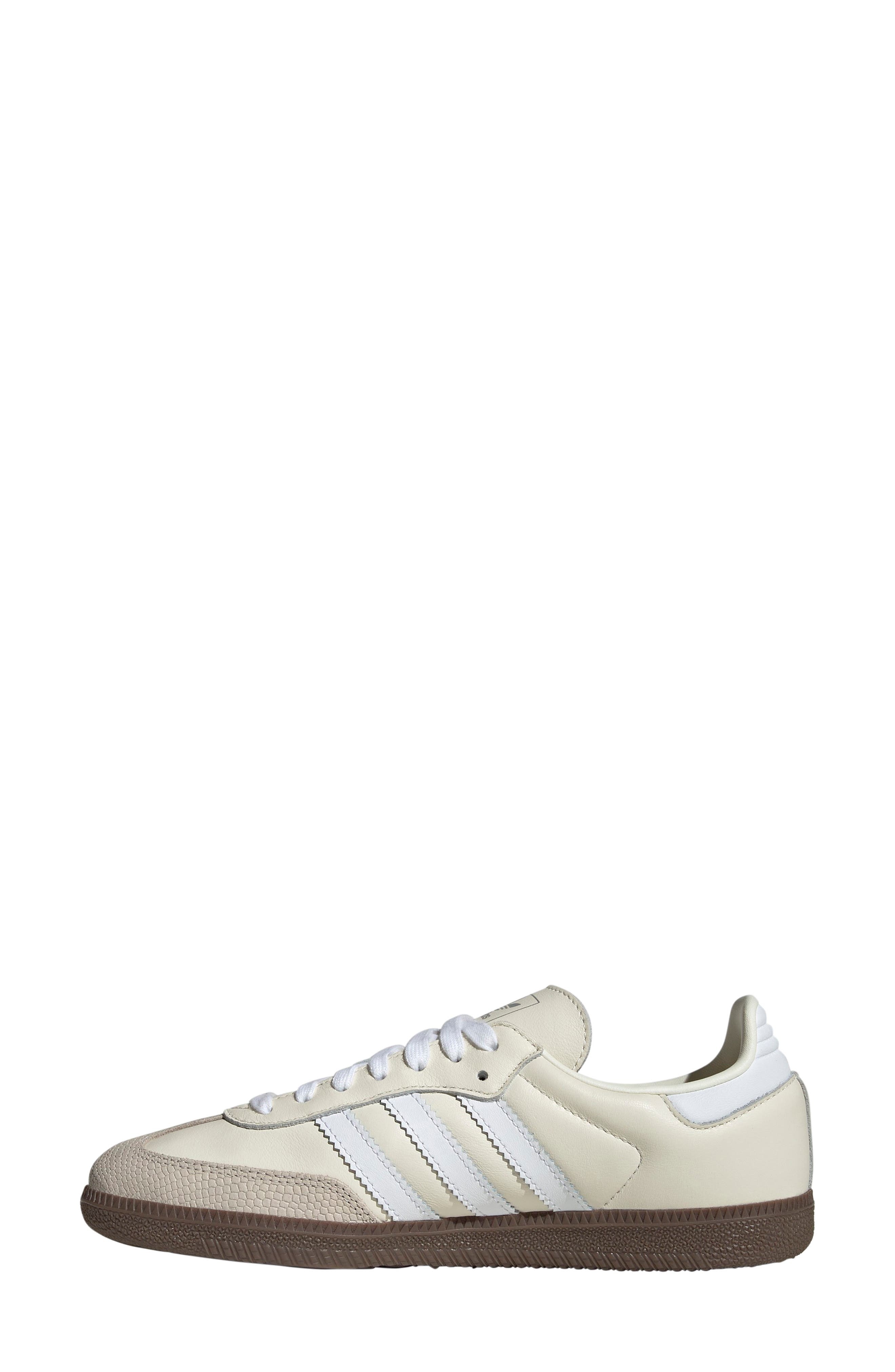 adidas Samba OG Sneaker in White/Alumina/Wonder Alumina at Nordstrom - 6