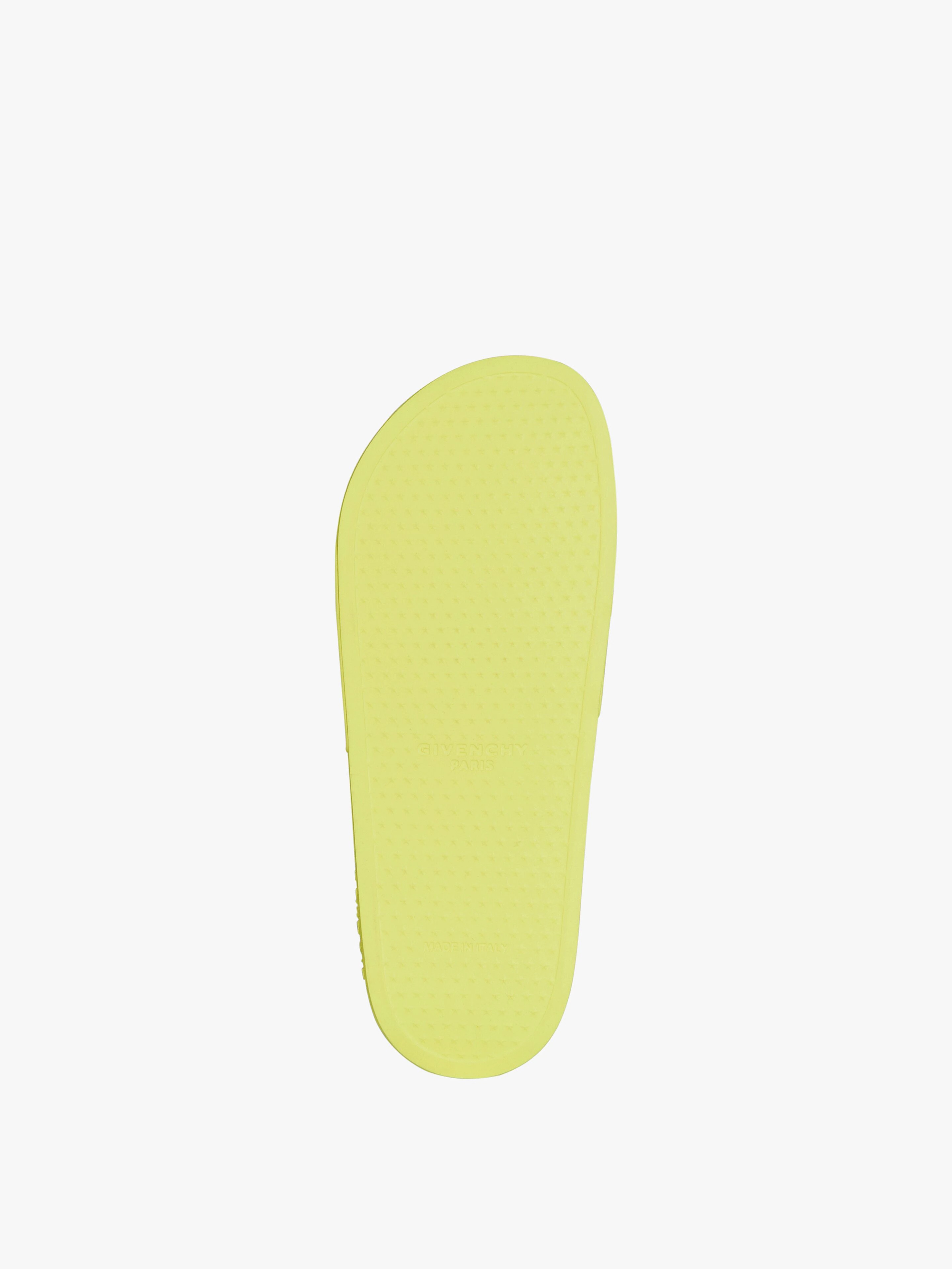 GIVENCHY PARIS FLAT SANDALS IN 4G LEATHER - 5