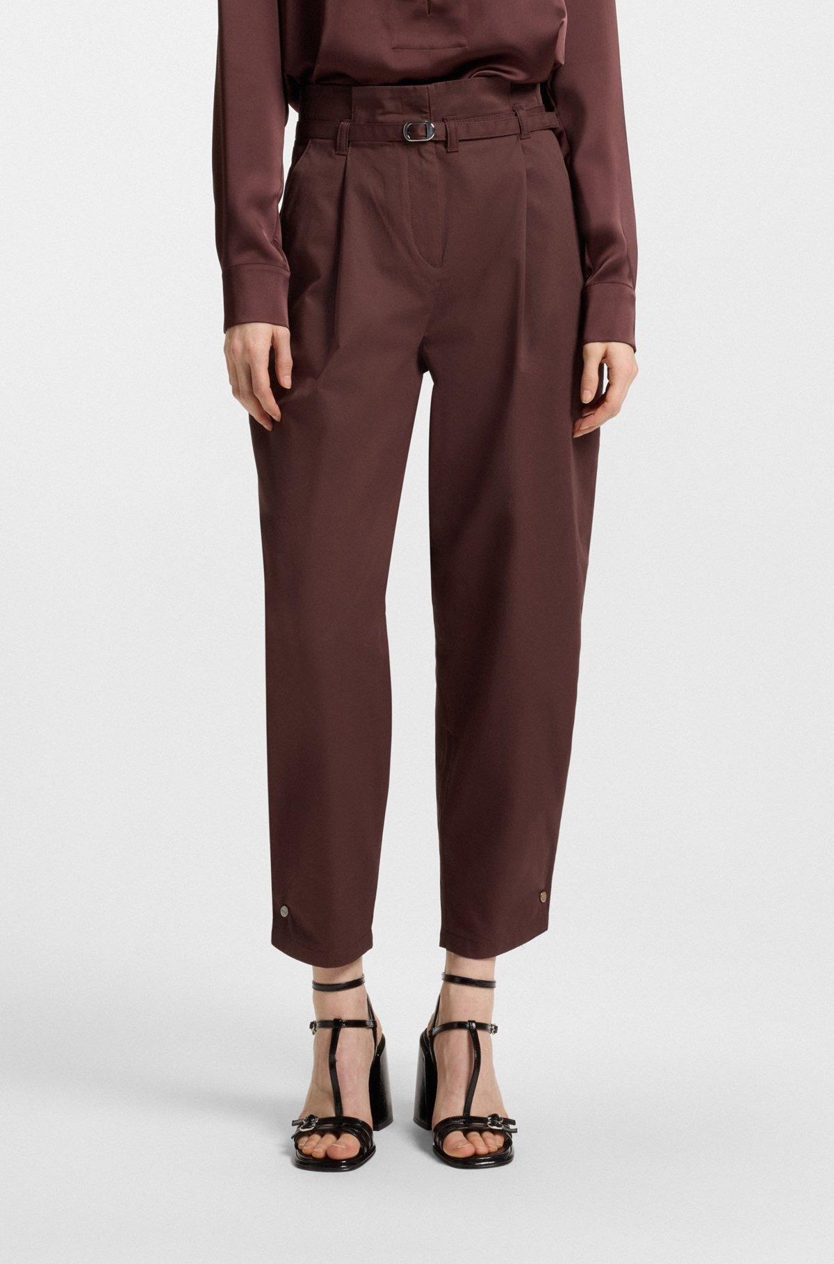 TAPERED-FIT CARGO PANTS IN ITALIAN COTTON TWILL - 2