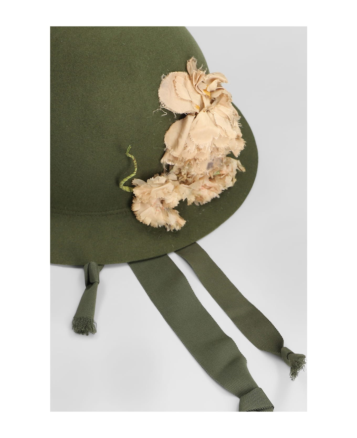 Hats In Green Wool - 3