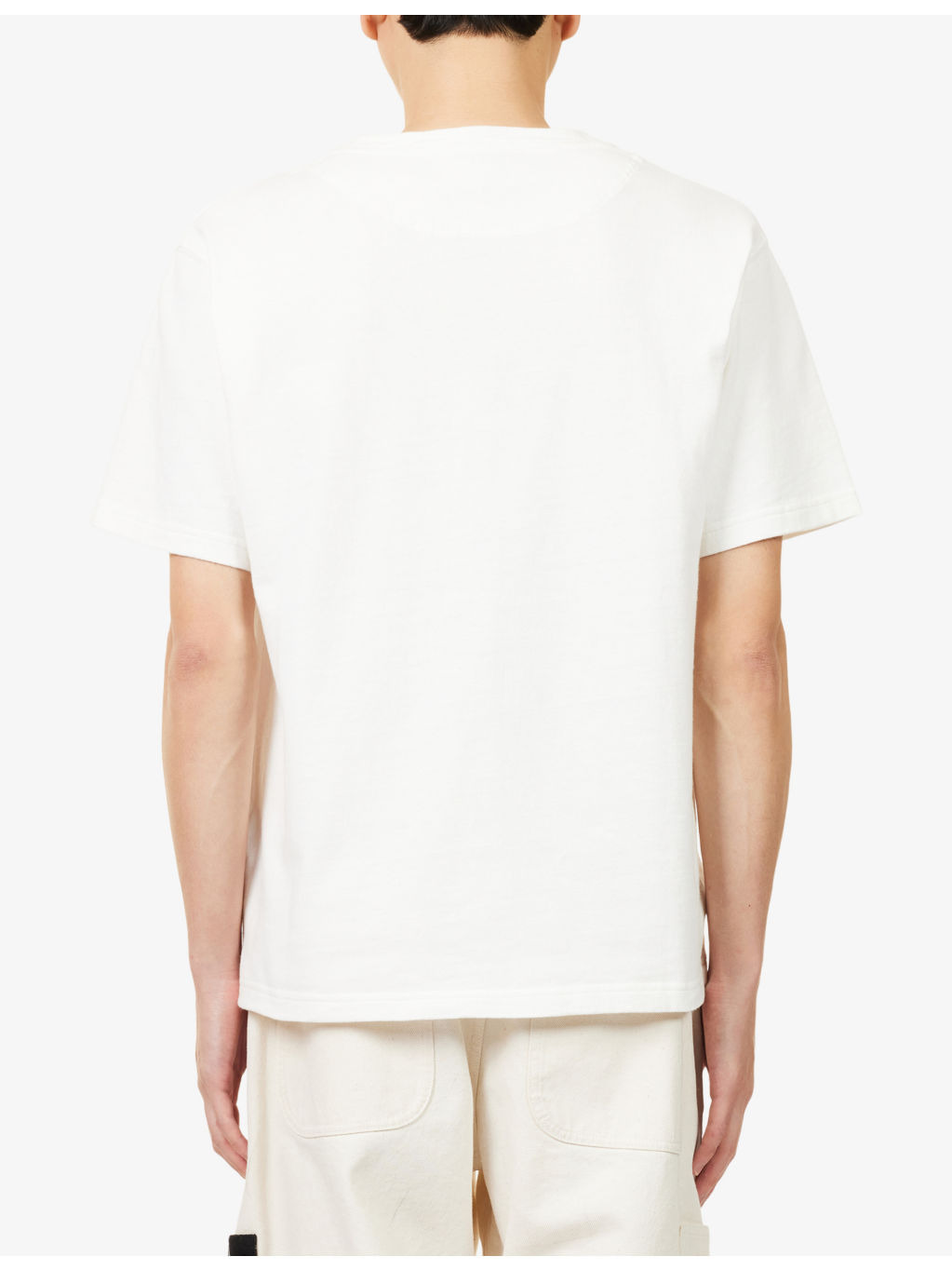 Brand-Print Crewneck Cotton-Jersey T-Shirt - 4