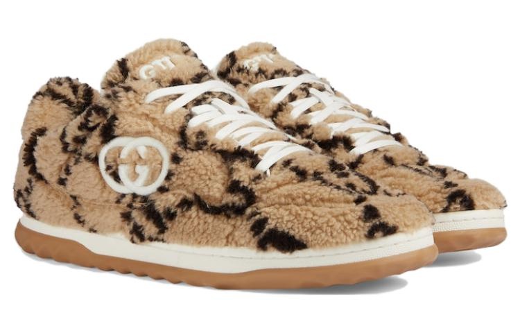 Gucci Mac80 sneaker 'Interlocking G embroidery - Beige Ebony' 760429-FACKA-9743 - 2