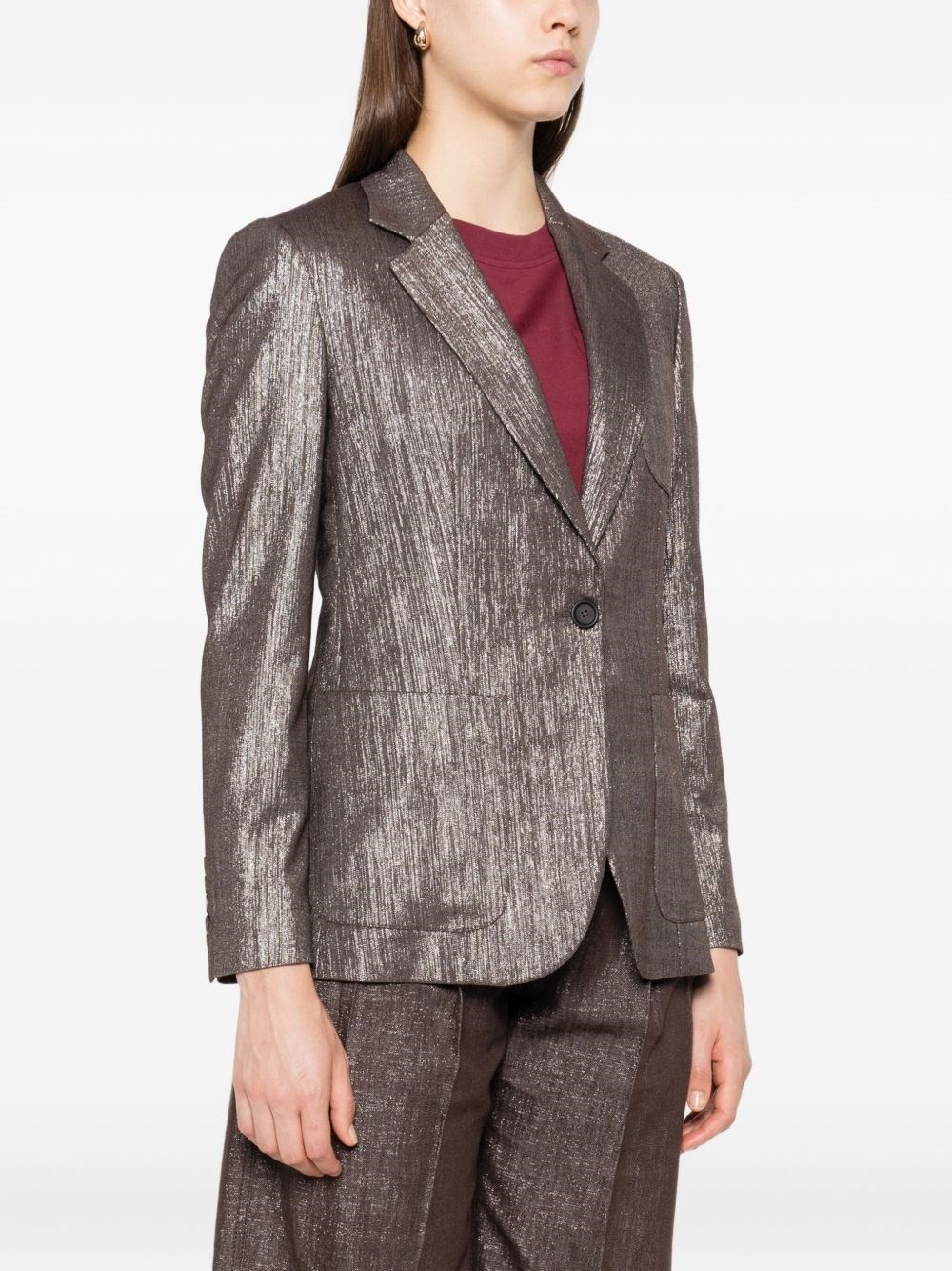 Wool blend blazer jacket - 2