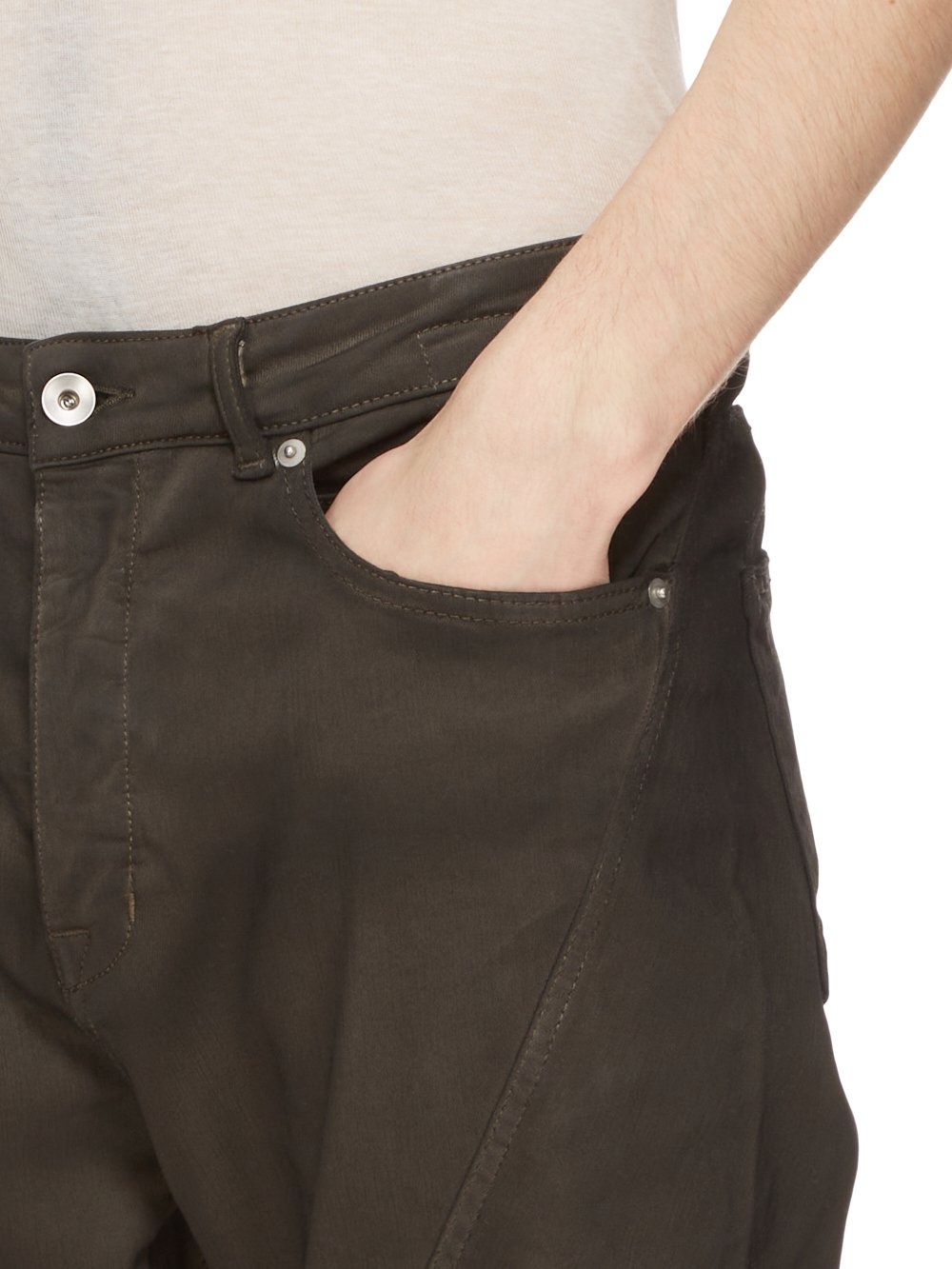 【RICK OWENS】ファラ バイアスパンツ Rick Owens バイアスカット ベルベットパンツ | オレンジ