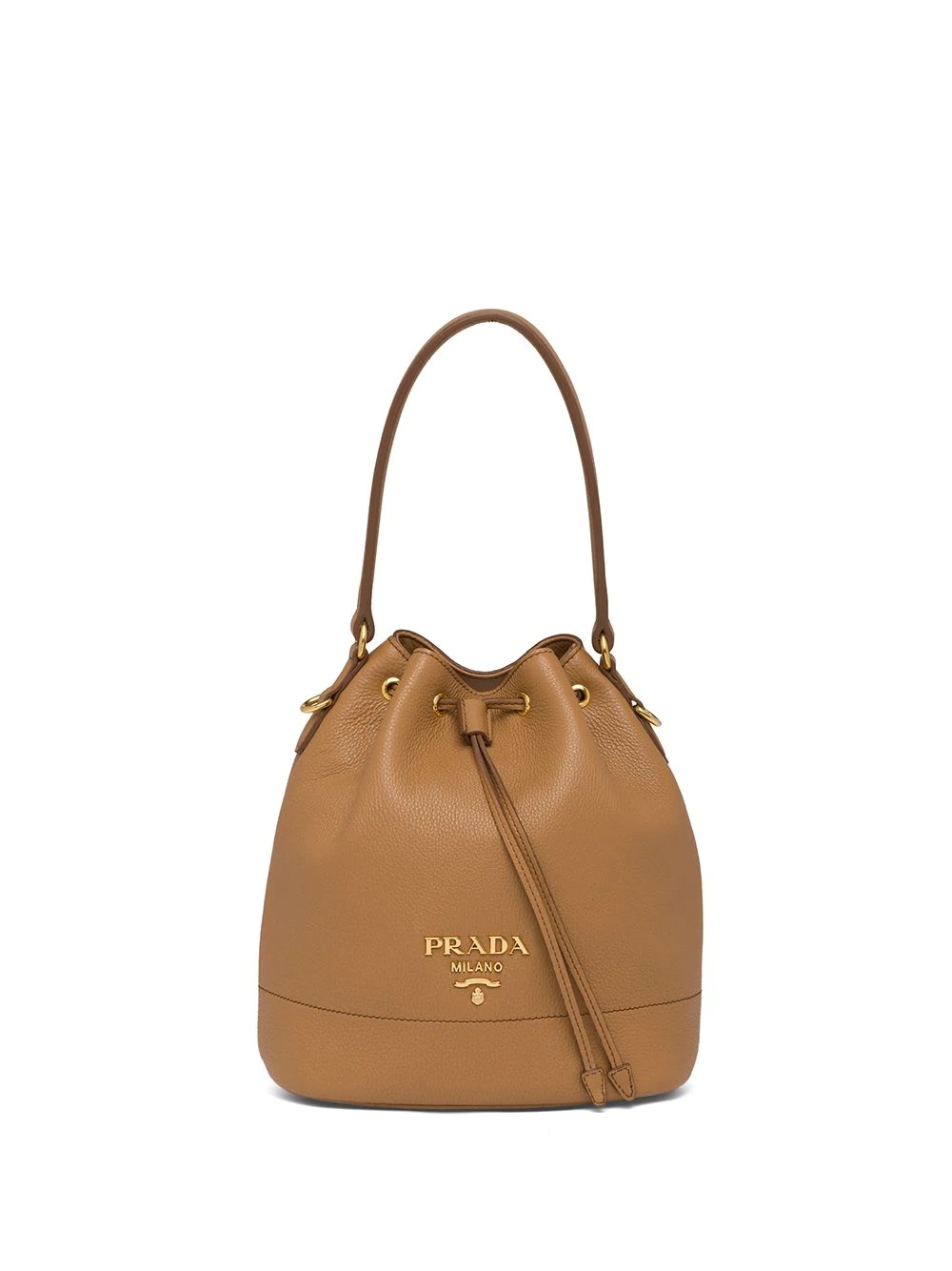 calf leather bucket bag - 1