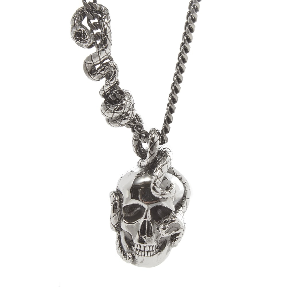 Alexander McQueen Skull & Snake Necklace - 2