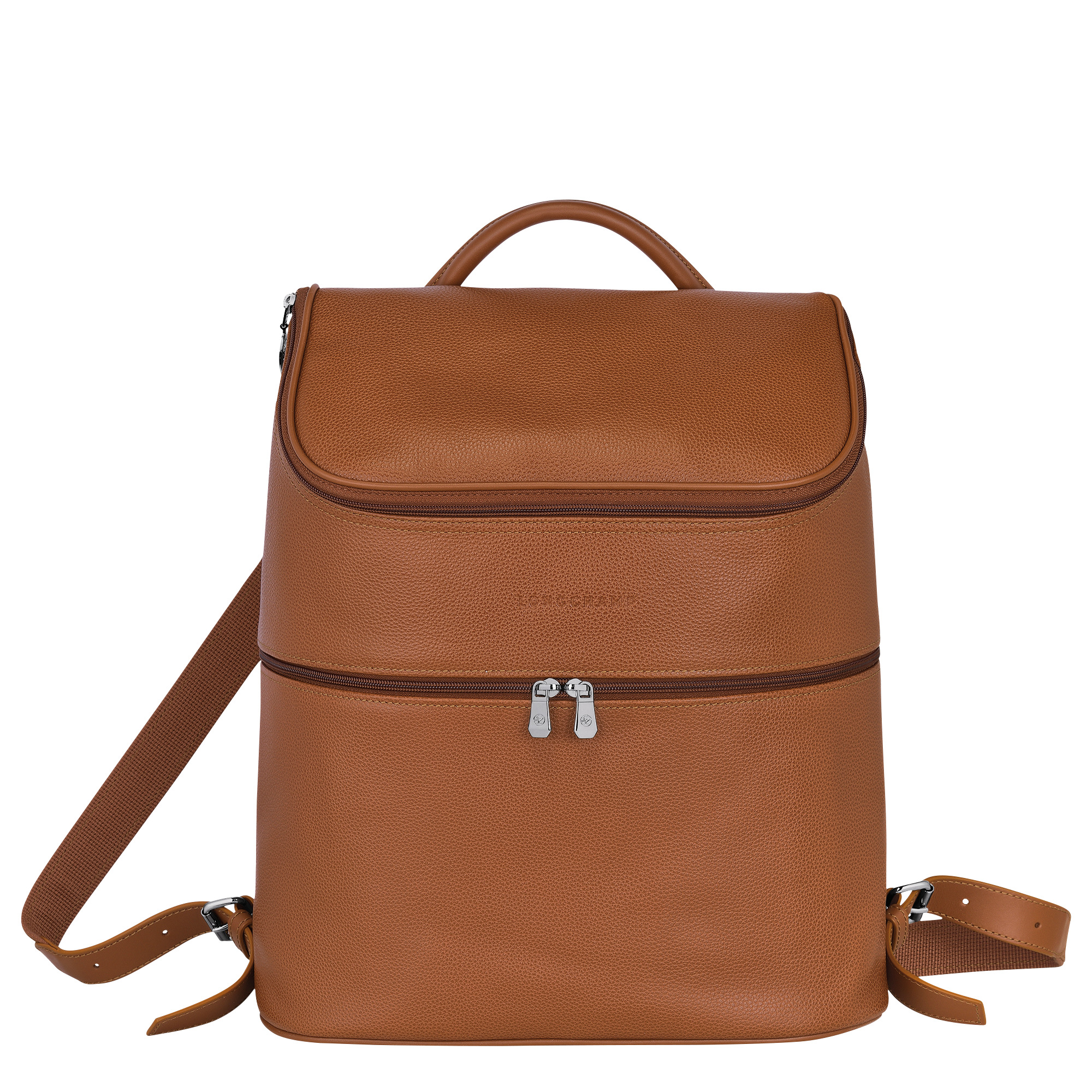 Le Foulonné Backpack Caramel - Leather - 1