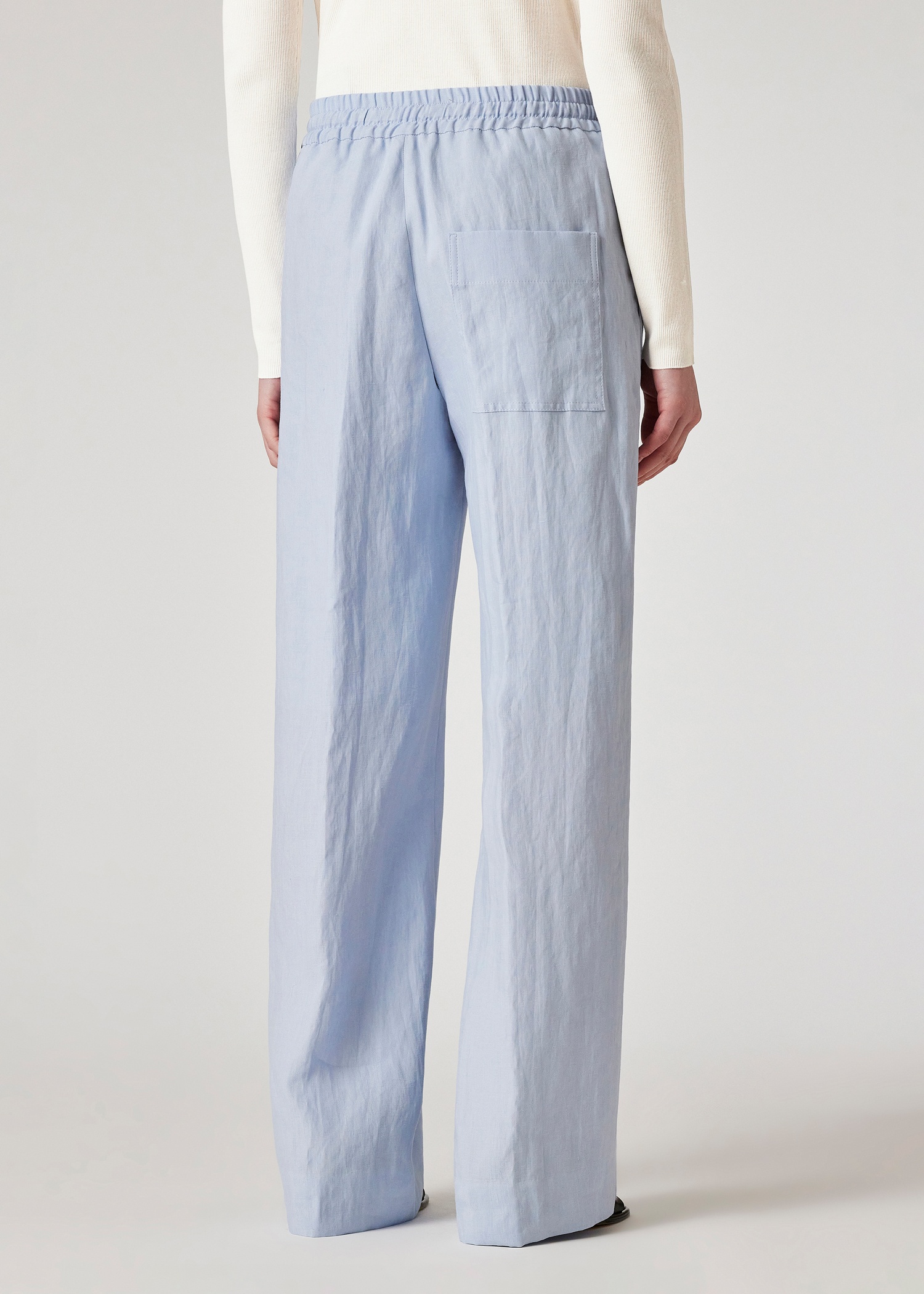 Women's Pale Blue Linen Suit - 10