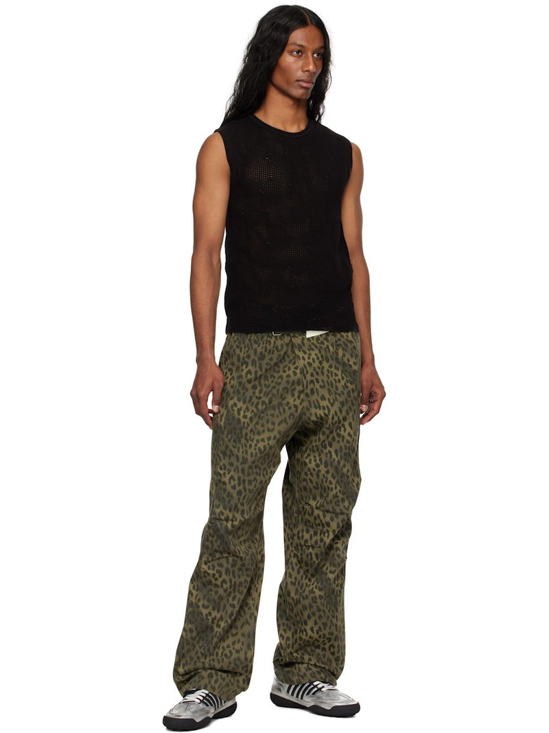 Andersson Bell Black Net Damaged Sleeveless Tank Top outlook