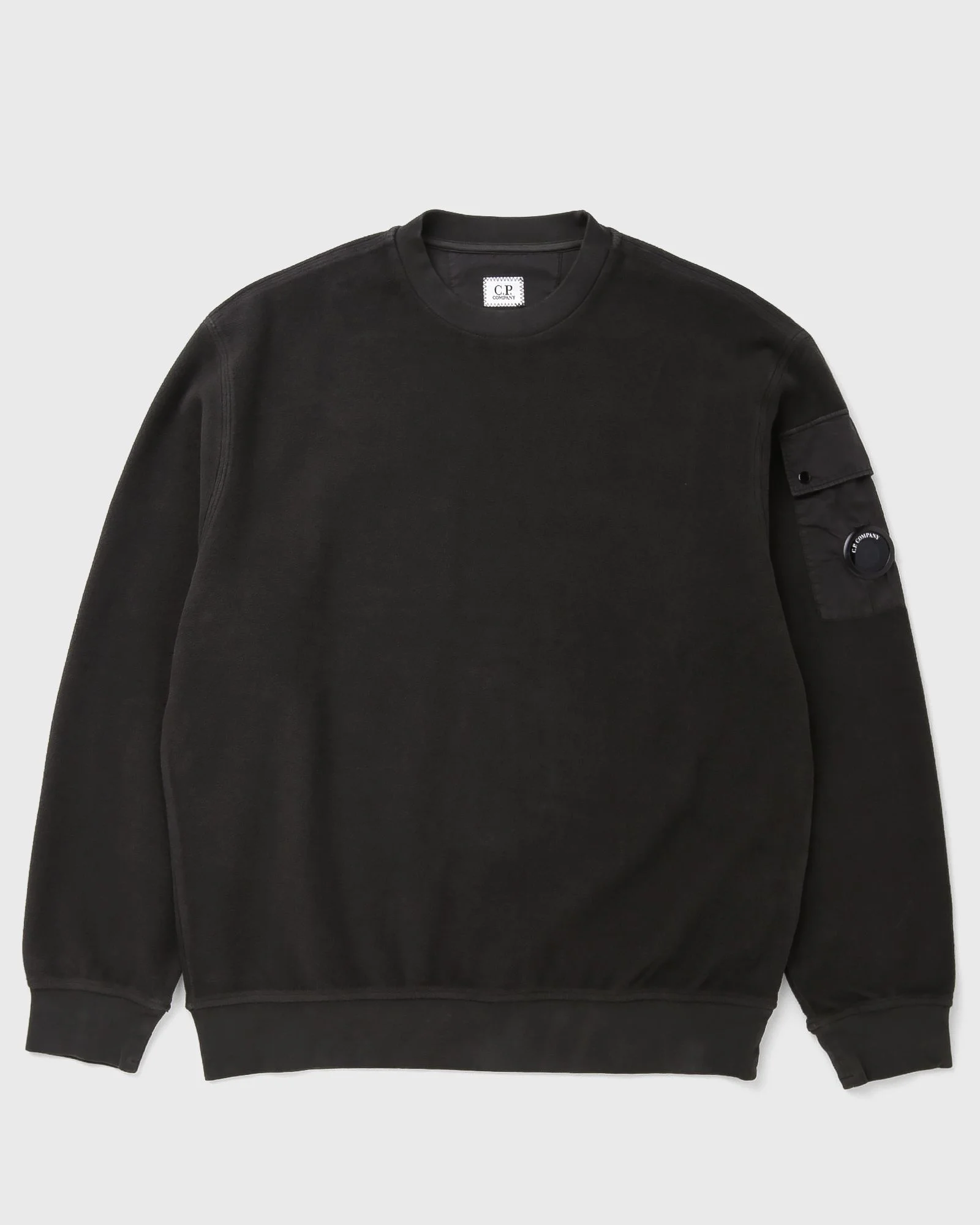 SWEATSHIRTS CREW NECK IN BRUSHED EMERIZED DIAGONAL FLEECE - 1