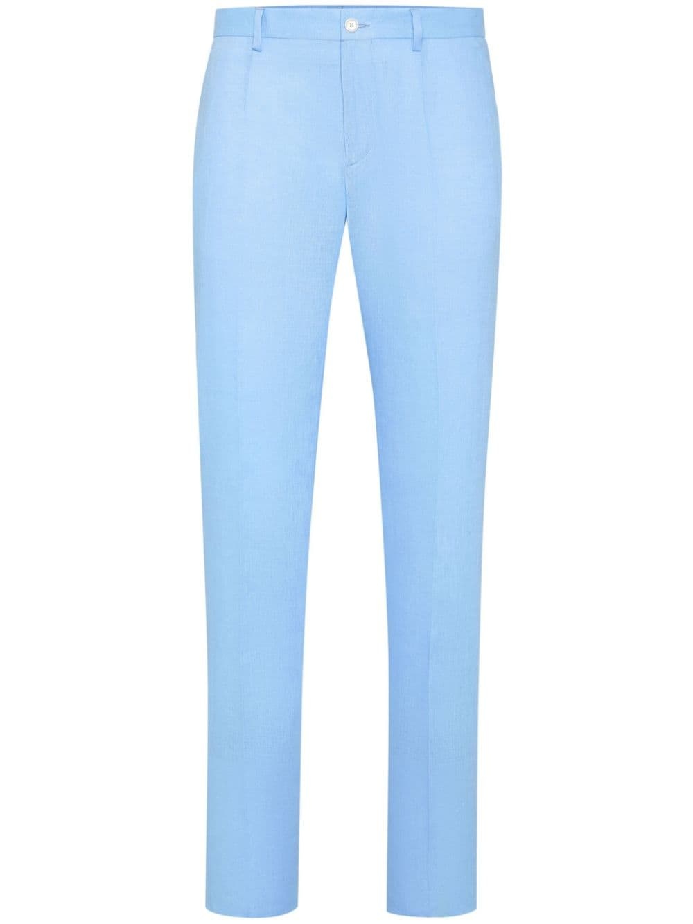 linen tailored trousers - 1