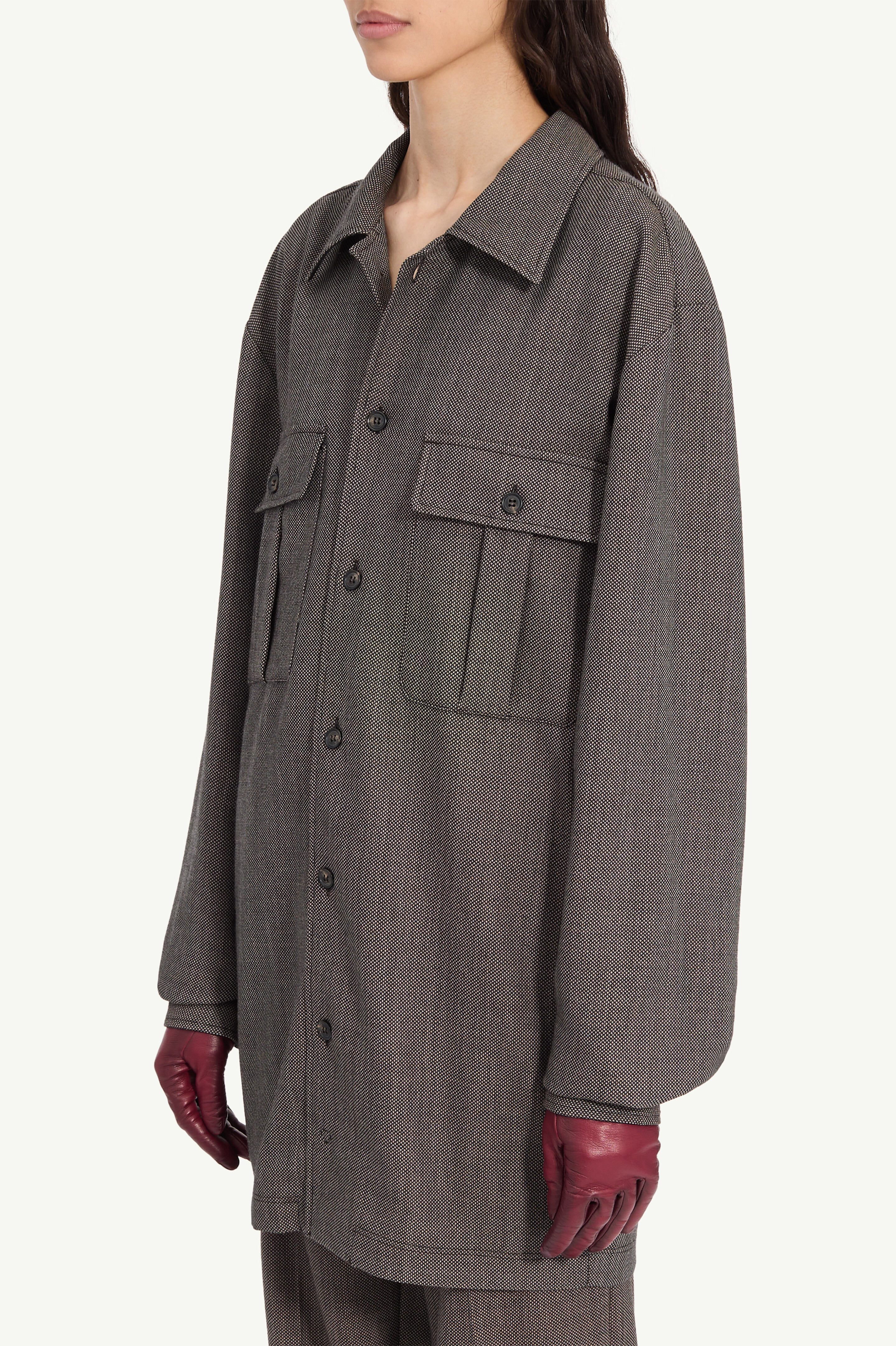 Tweed shirt dress - 5