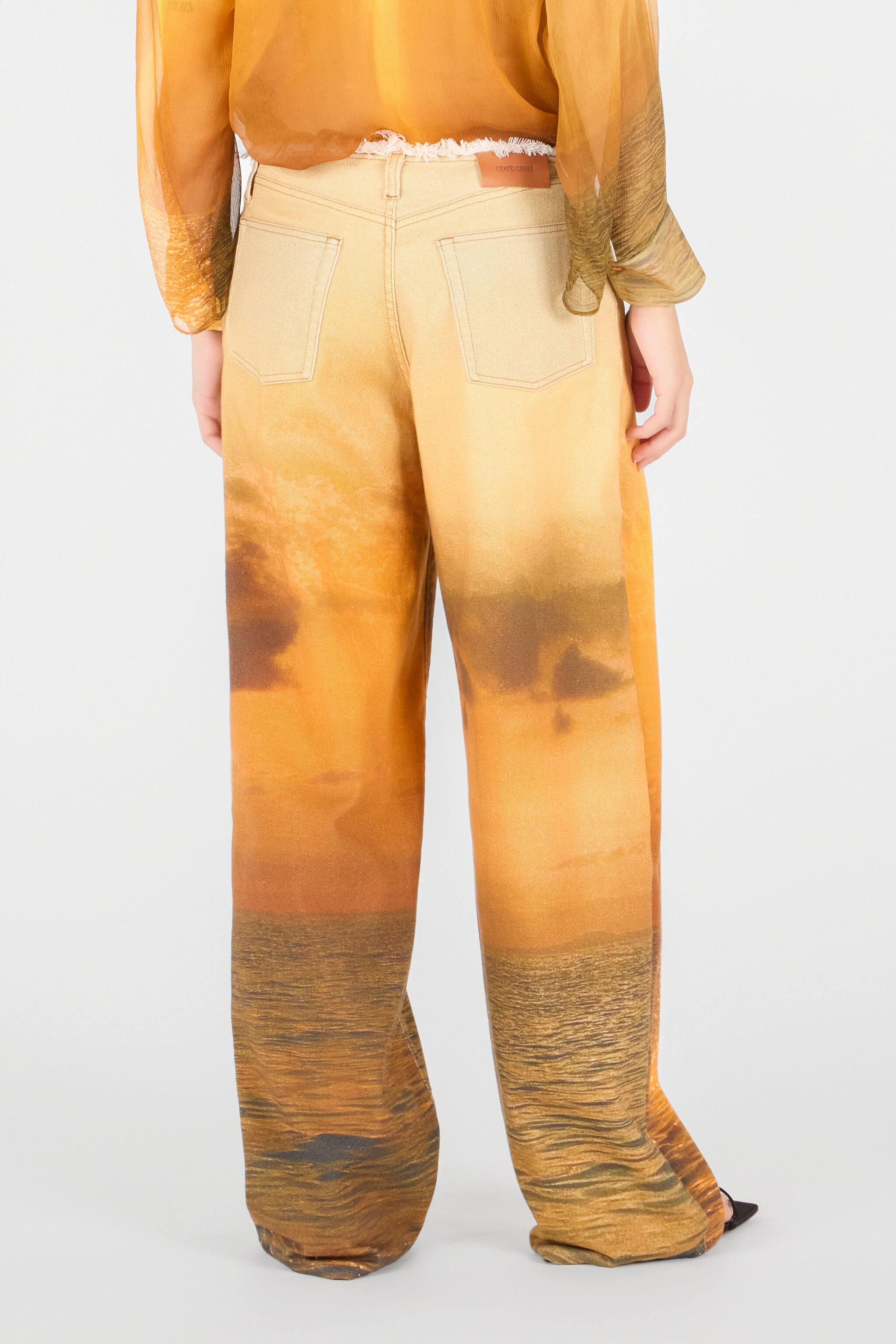 Sunset Print Denim - 4