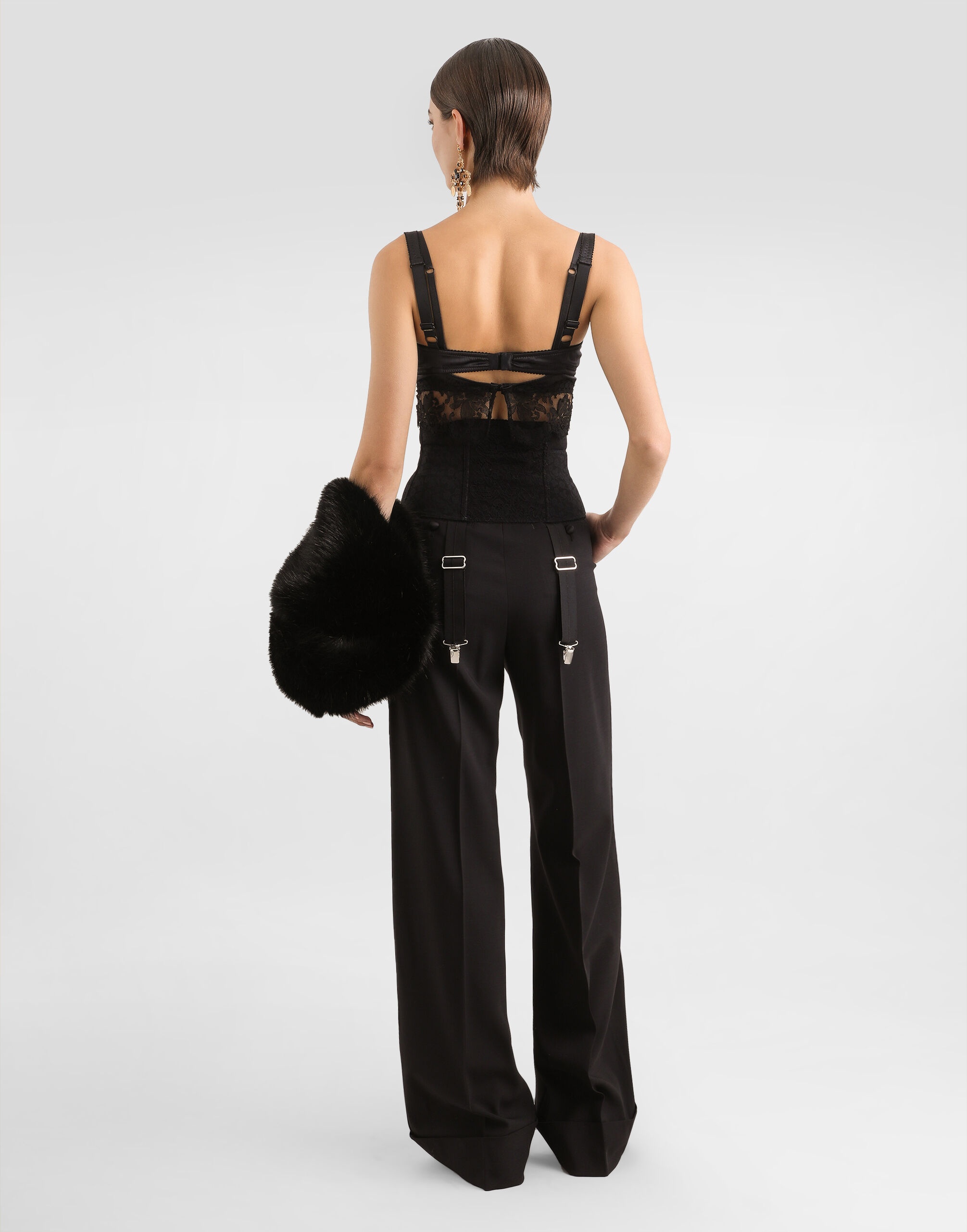 Flared woolen pants - 3