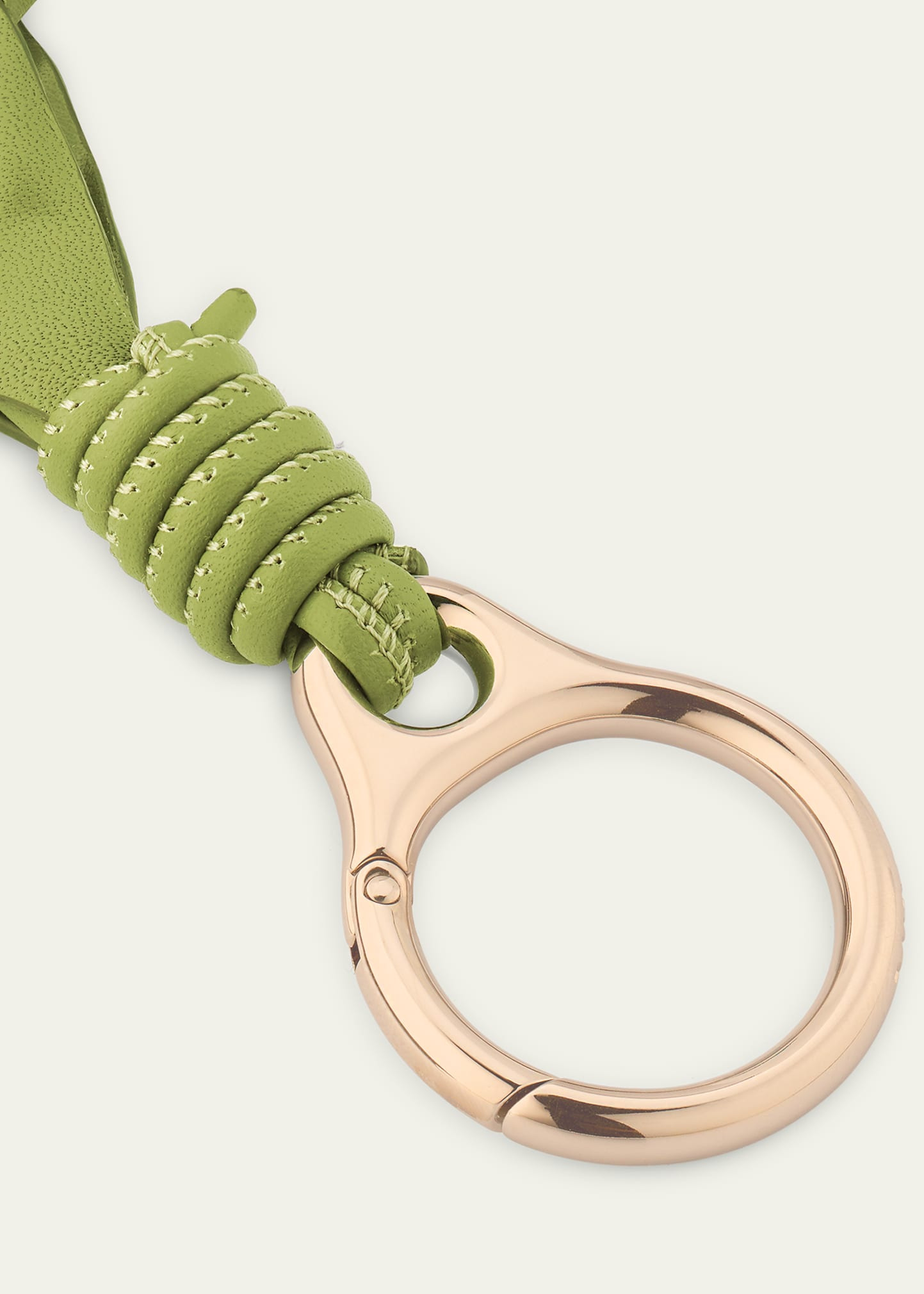 Strawberry Flower Bag Charm in Calfskin Leather - 3