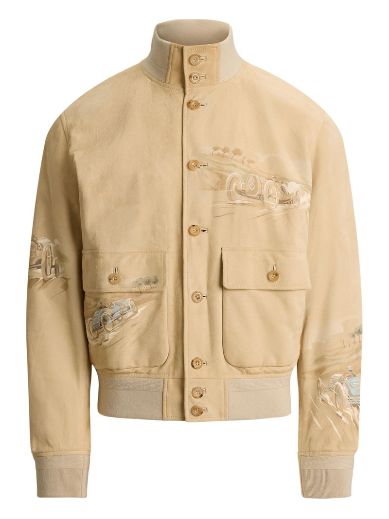 Hayworth painted suede jacket 1