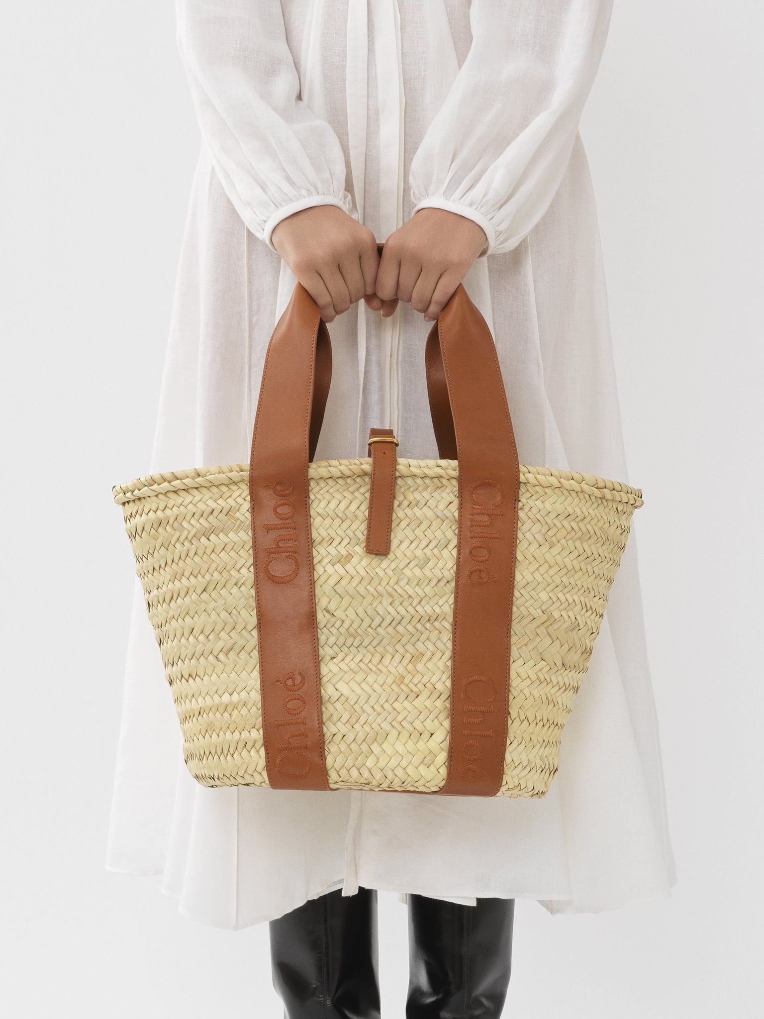 CHLOÉ SENSE MEDIUM BASKET - 6