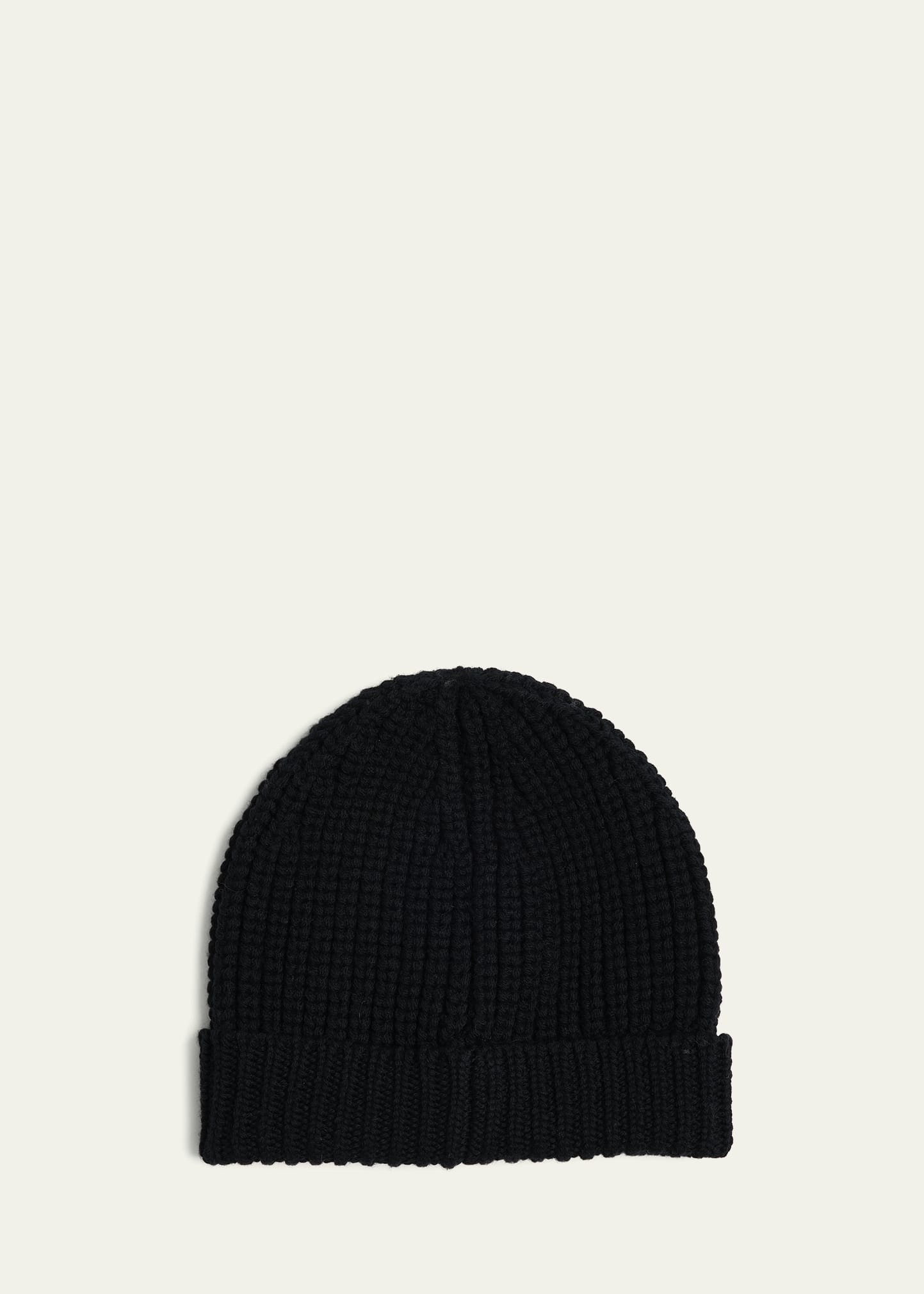 Ribbed Wool Logo Beanie - 3