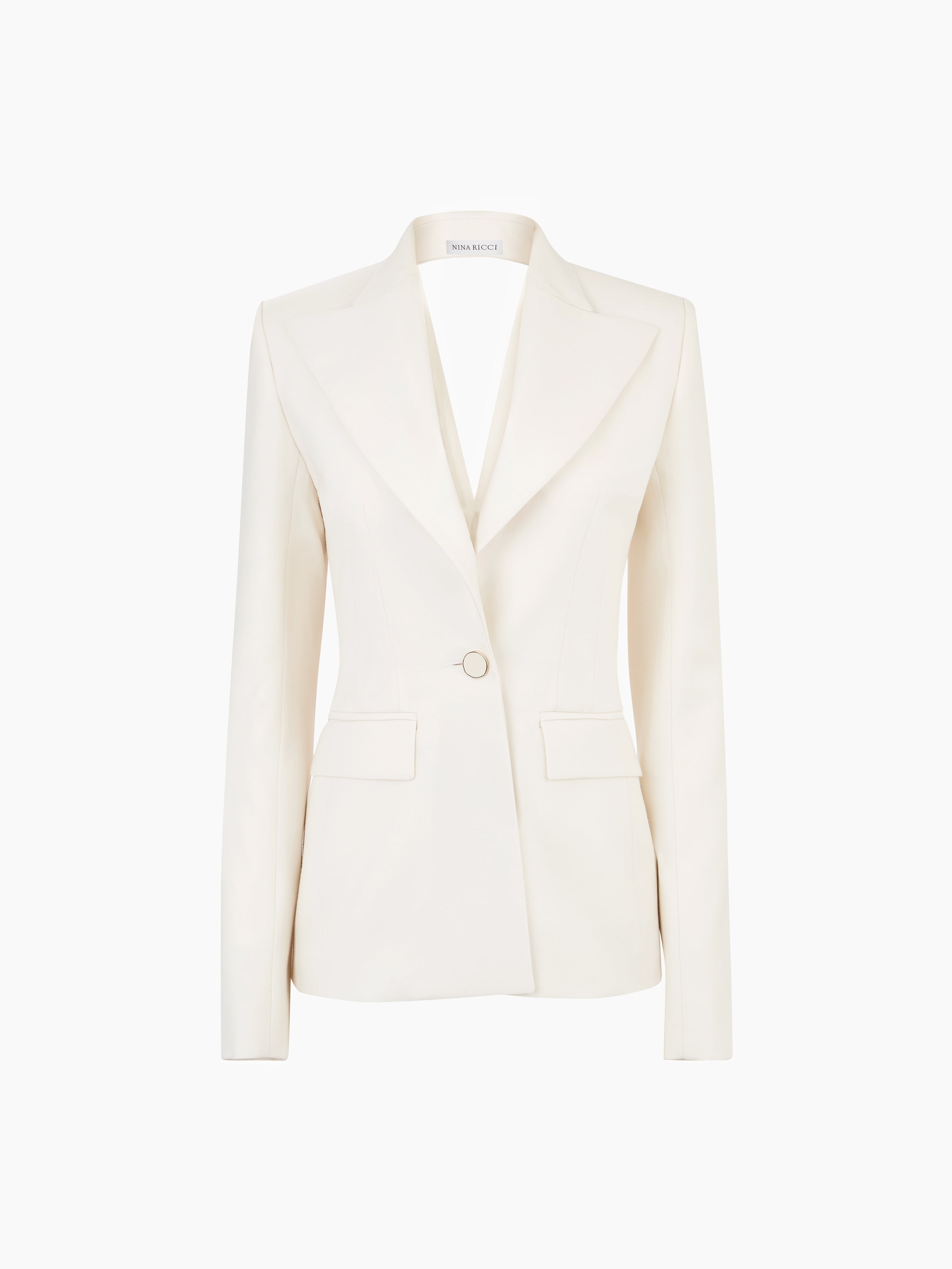 JACKET WITH OPEN DRAPED BACK - 5
