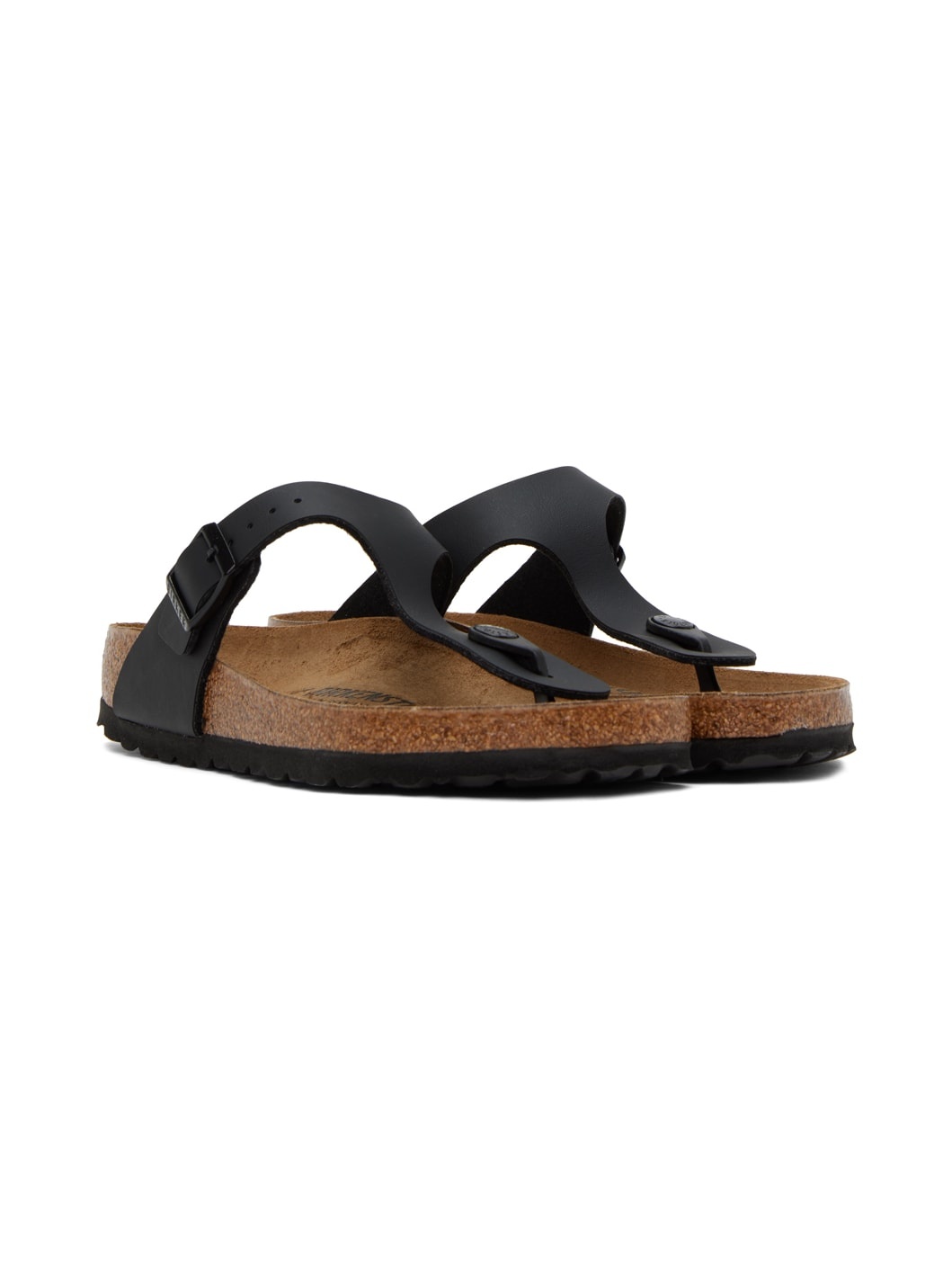 Black Gizeh Sandals - 4